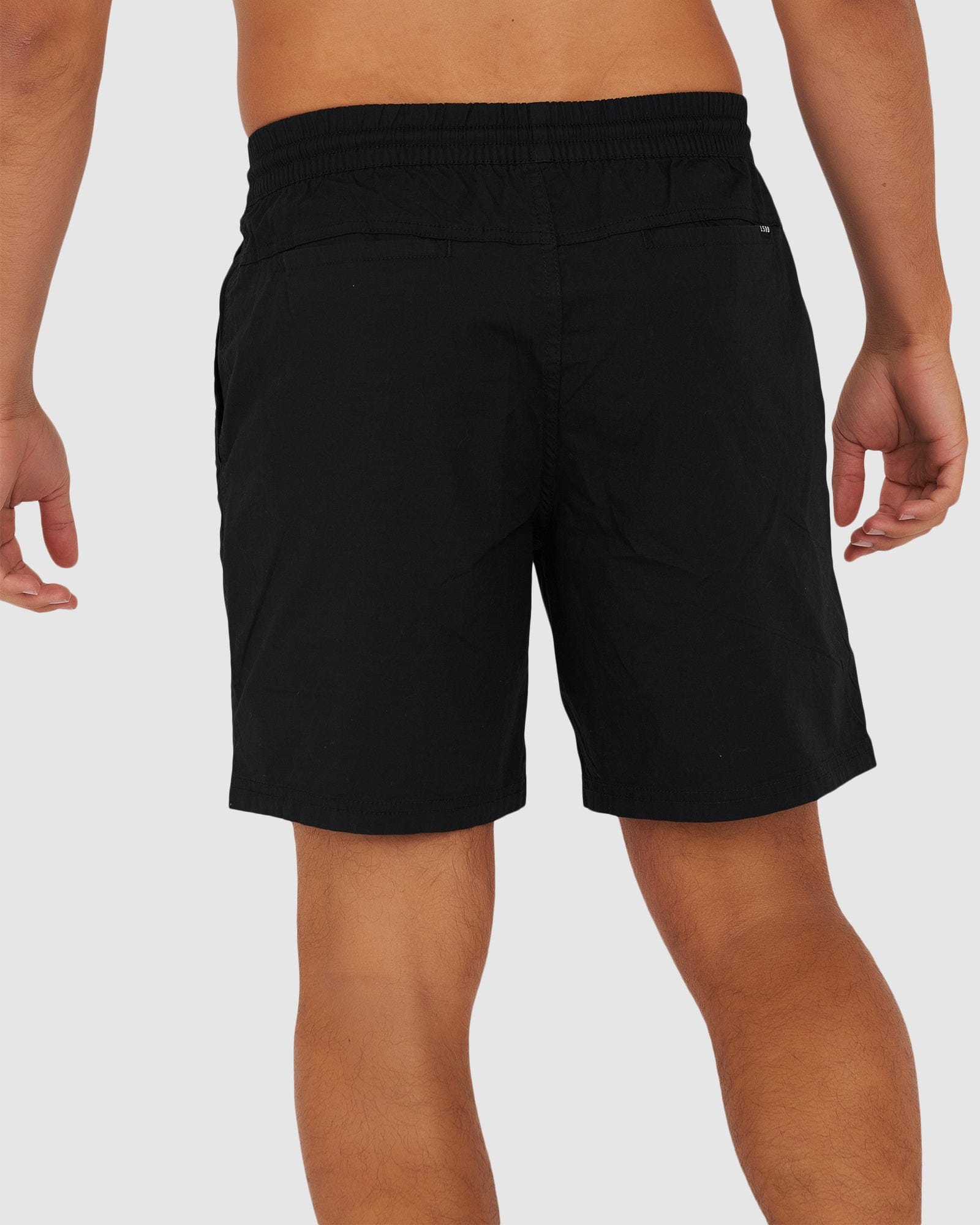 Model wearing Daily Short - Black-Black