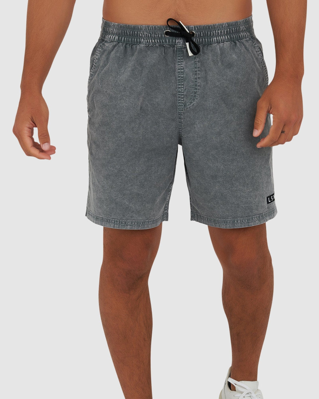 Model wearing Daily Short - Pigment Slate