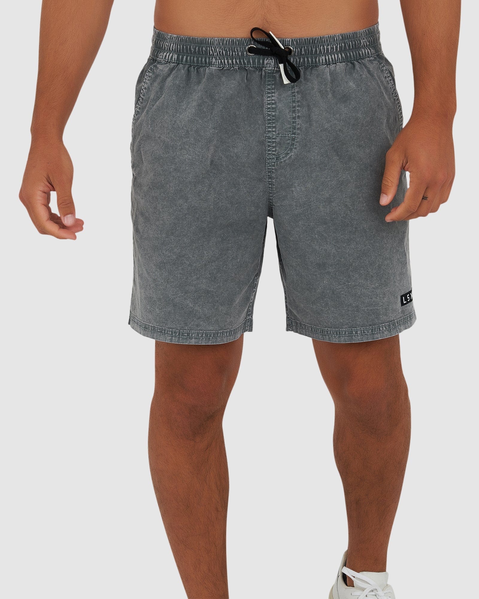 Model wearing Daily Short - Pigment Slate