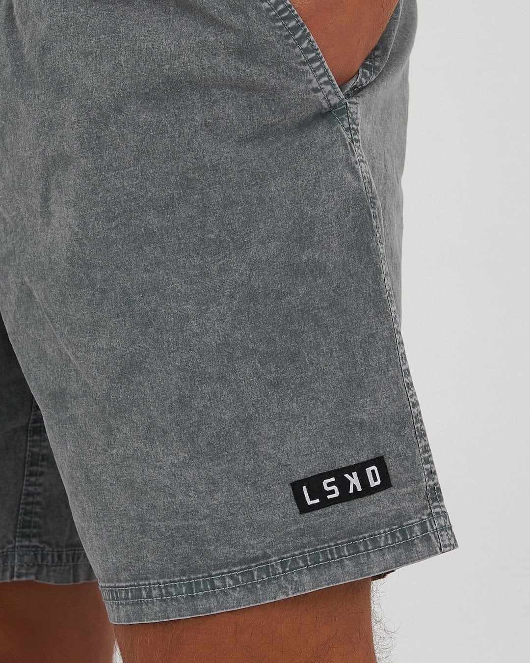 Model wearing Daily Short - Pigment Slate