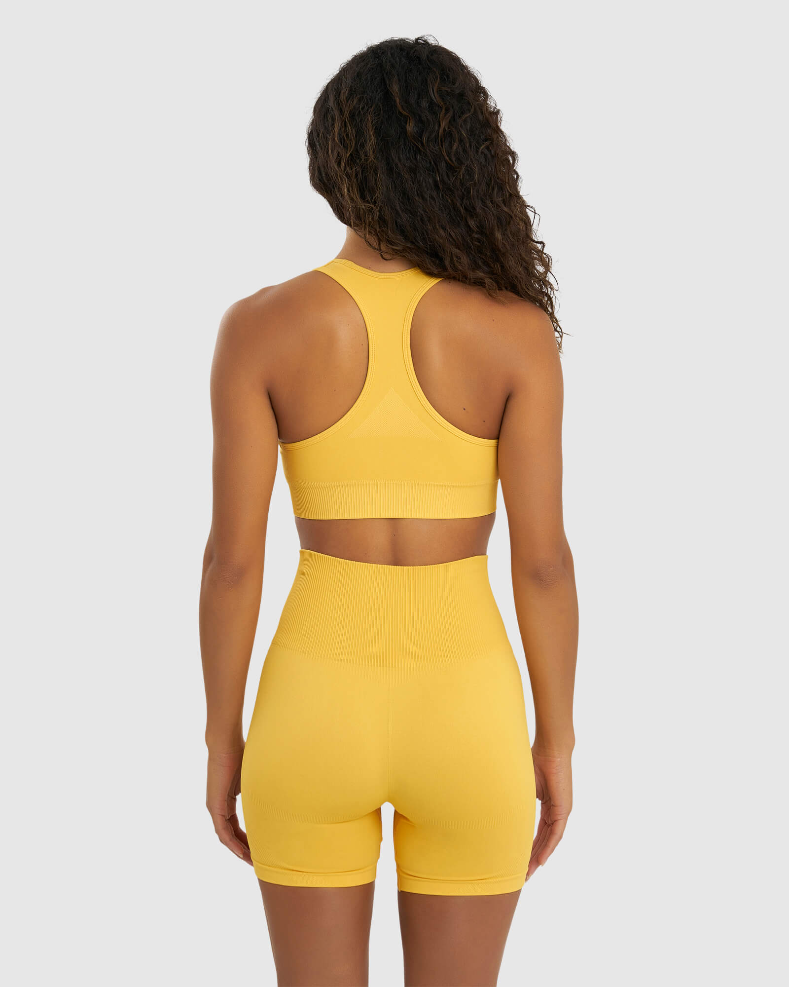 Model wearing Limitless Seamless Sports Bra - Sunny