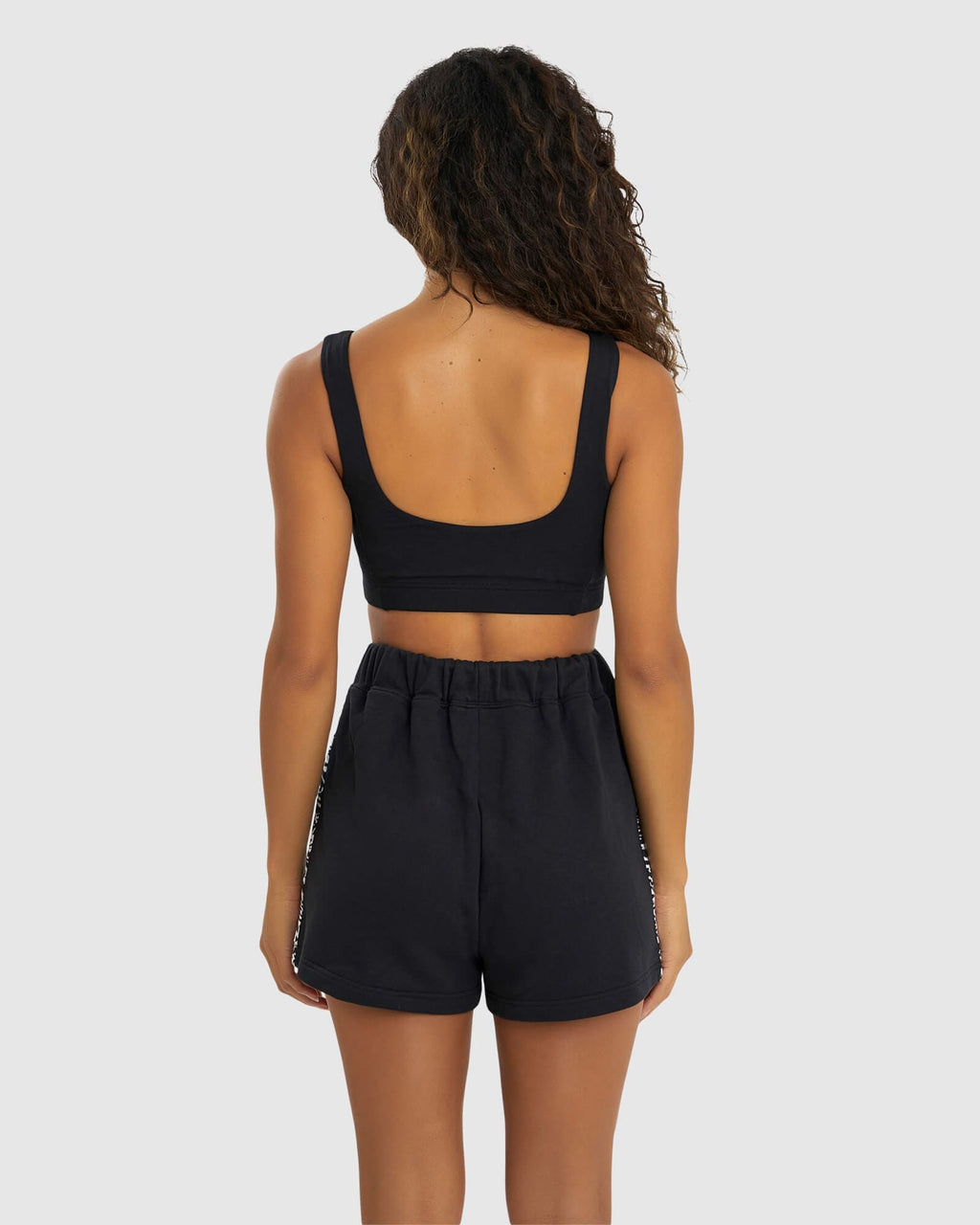 Model wearing Willow Lounge Bra - Black