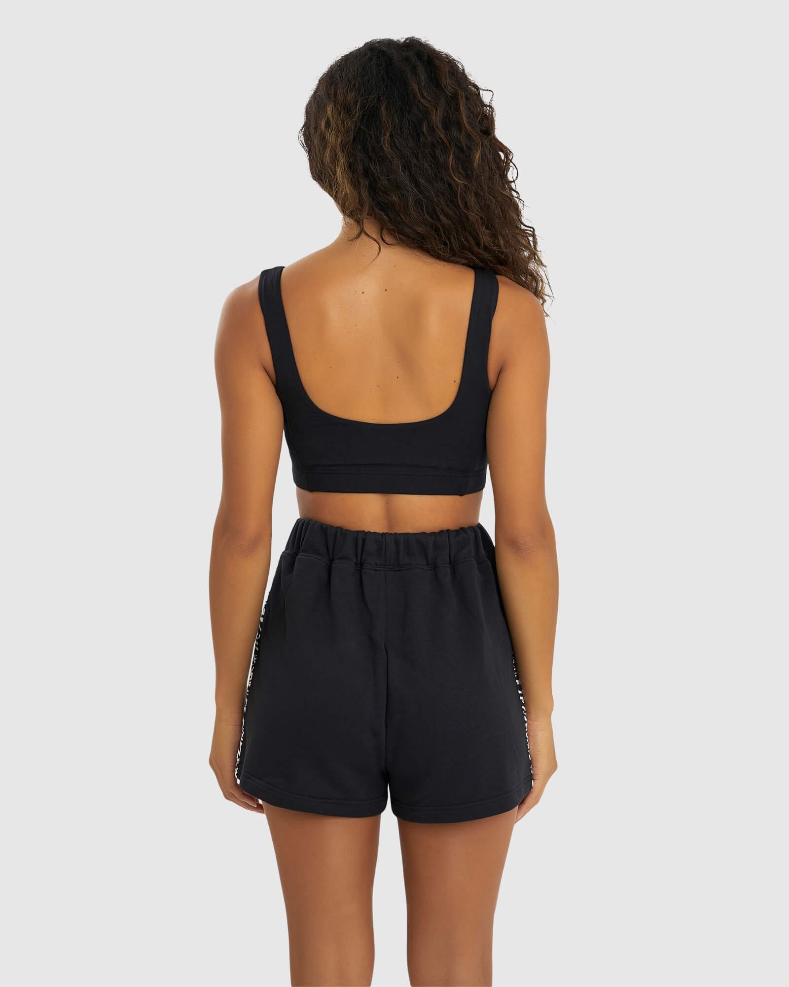 Model wearing Willow Lounge Bra - Black