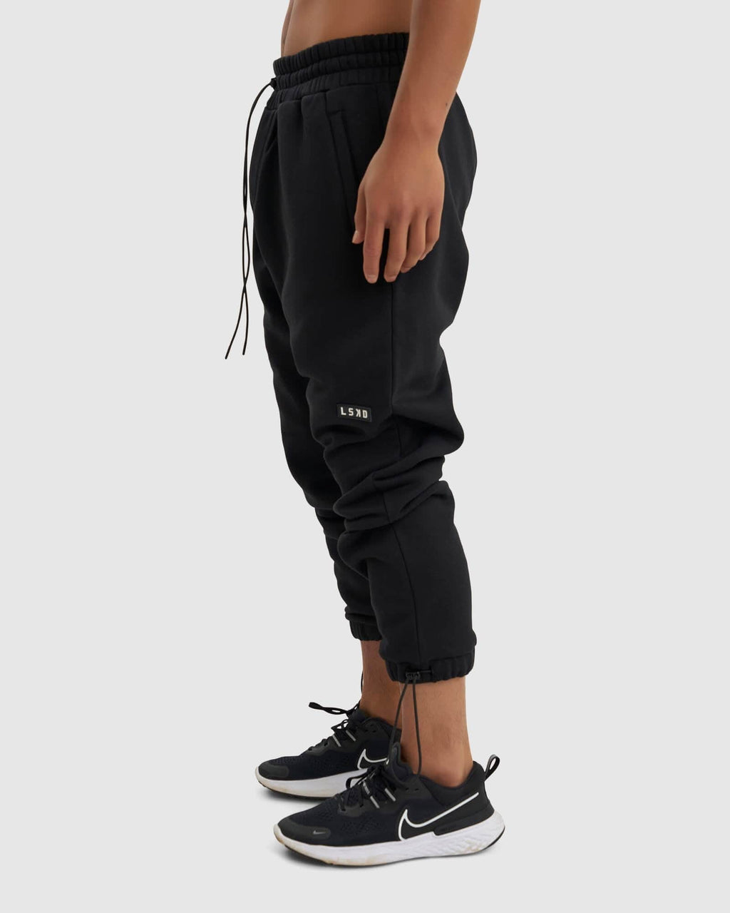 Model wearing Coach Track Pant - Black