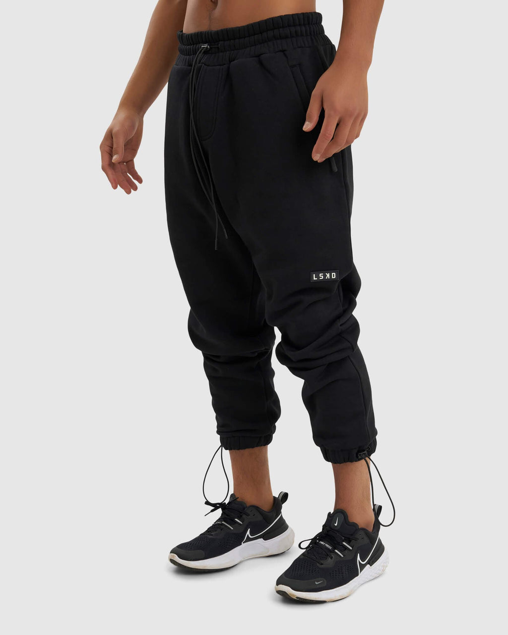 Model wearing Coach Track Pant - Black