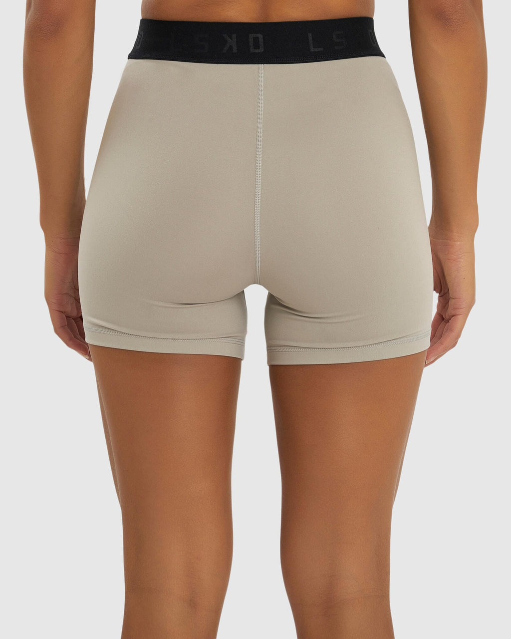 Model wearing Competition X-Short Tight - Pewter