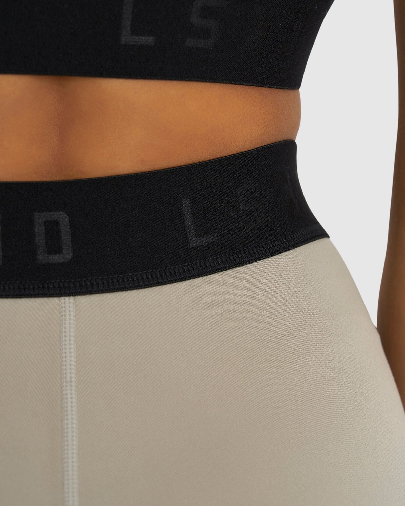 Model wearing Competition X-Short Tight - Pewter