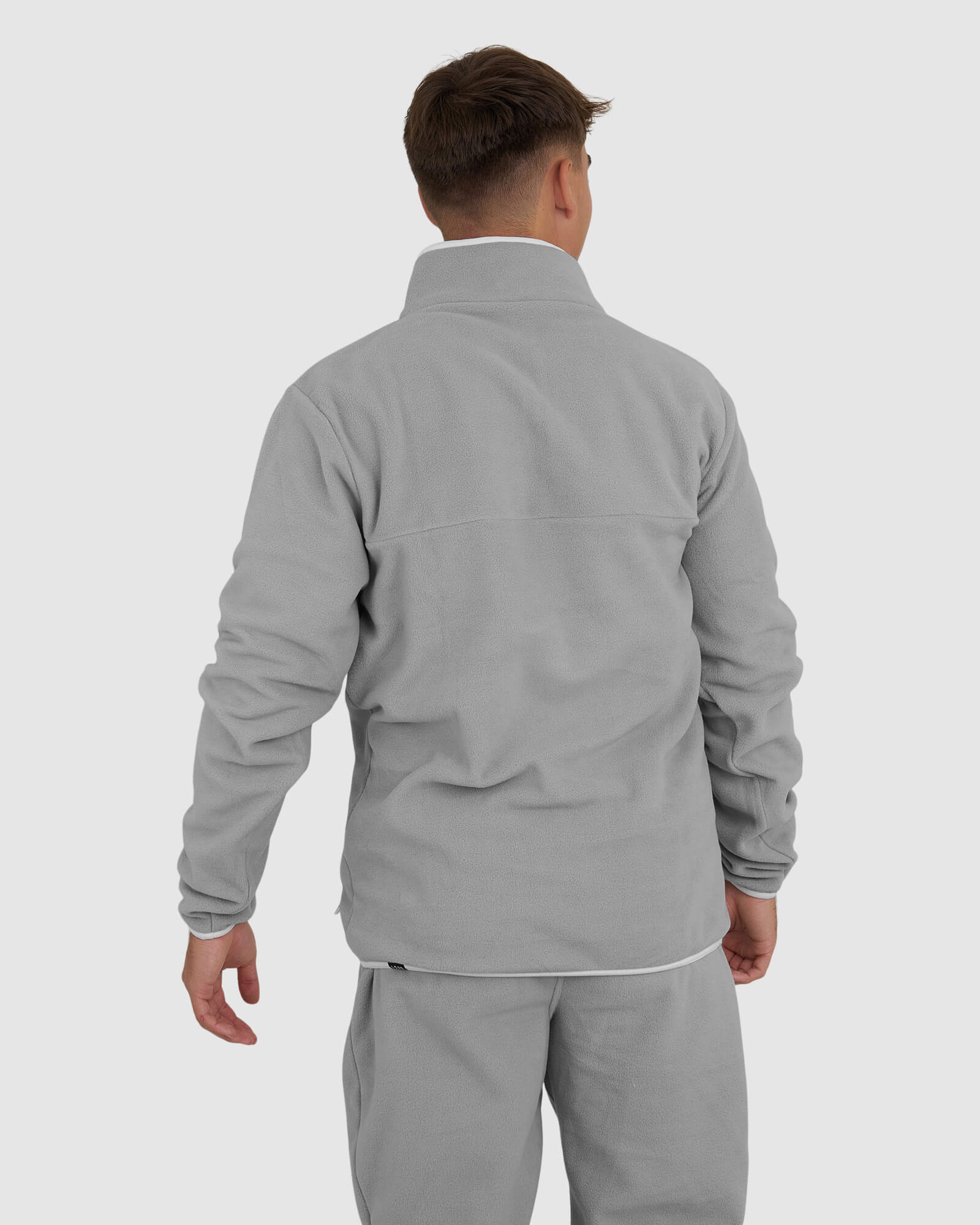 Model wearing Unisex Wanderer Crewneck - Frost