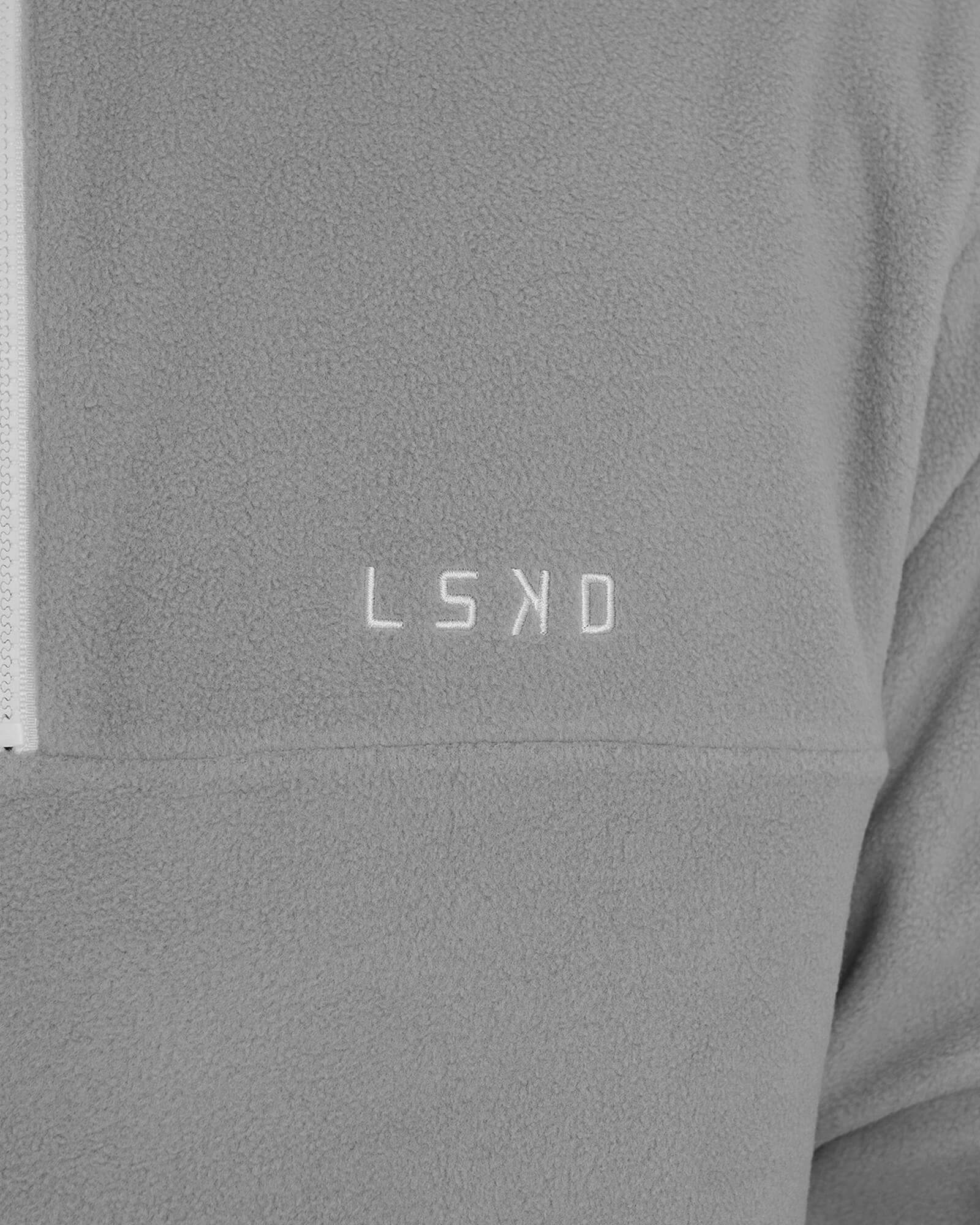 Model wearing Unisex Wanderer Crewneck - Frost