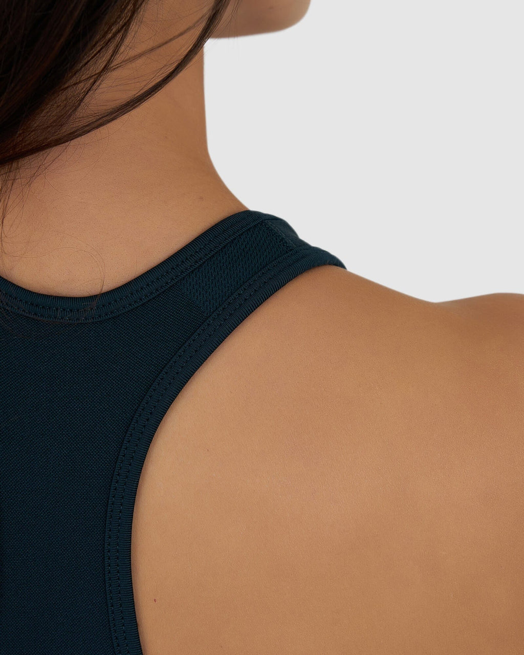 Model wearing Limitless Seamless Sports Bra - Deep Teal