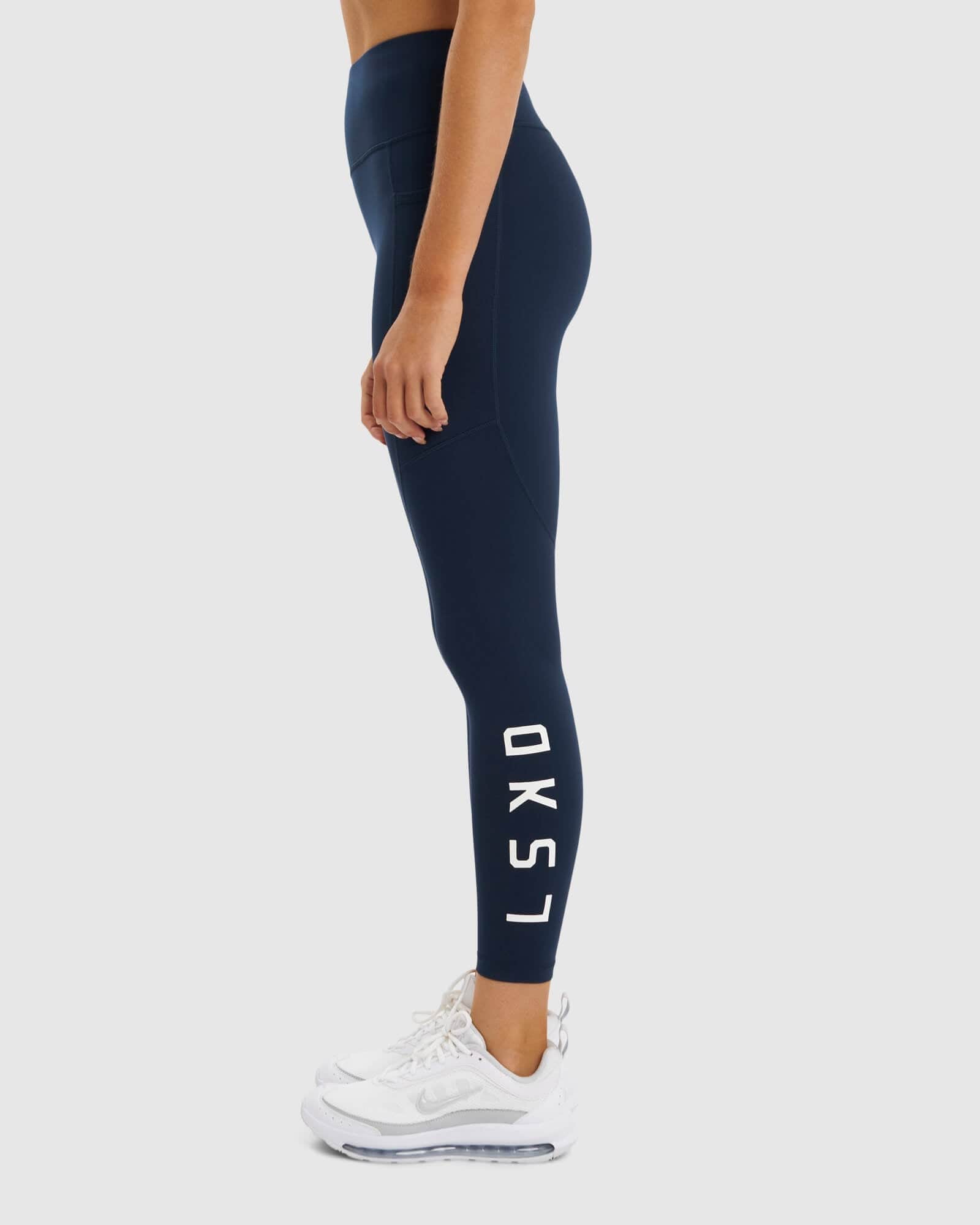 Model wearing Rep Full Length Tight - Carbon