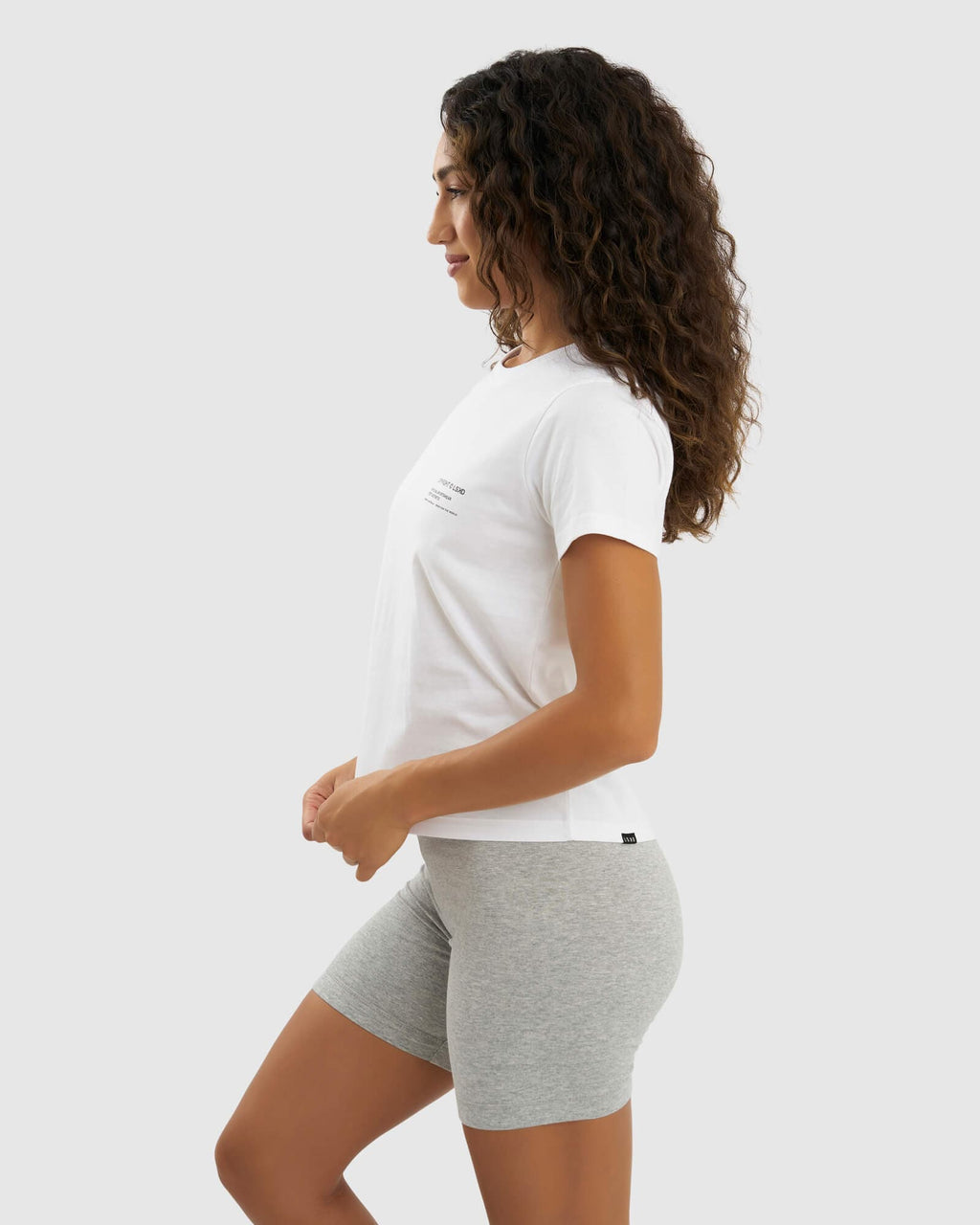 Model wearing Official Tee - White