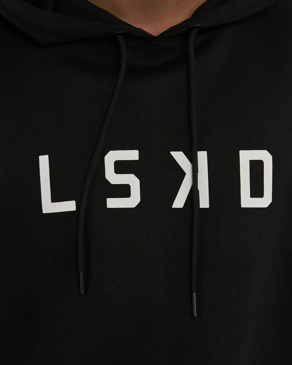 Model wearing Structure Hoodie - Black
