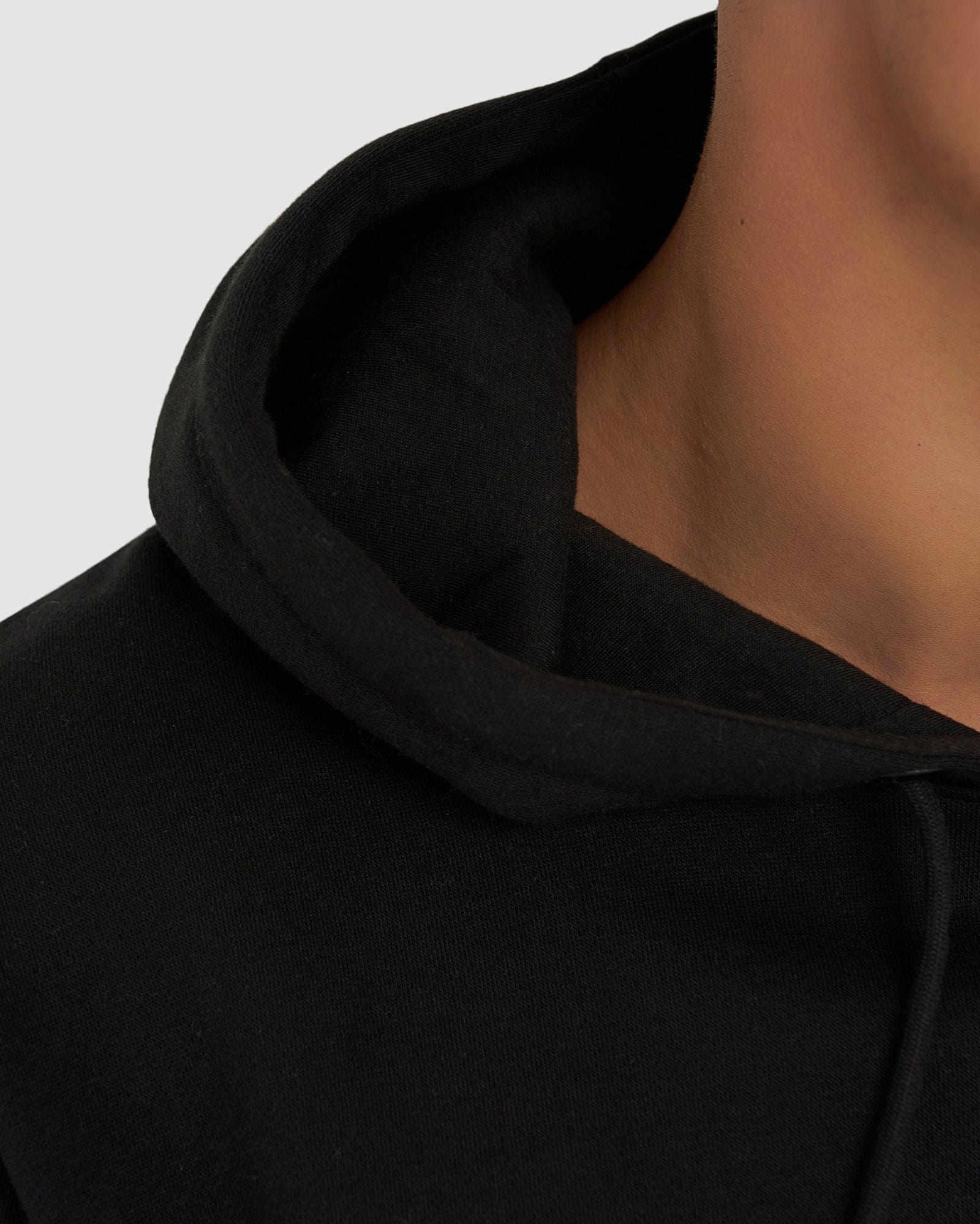 Model wearing Structure Hoodie - Black