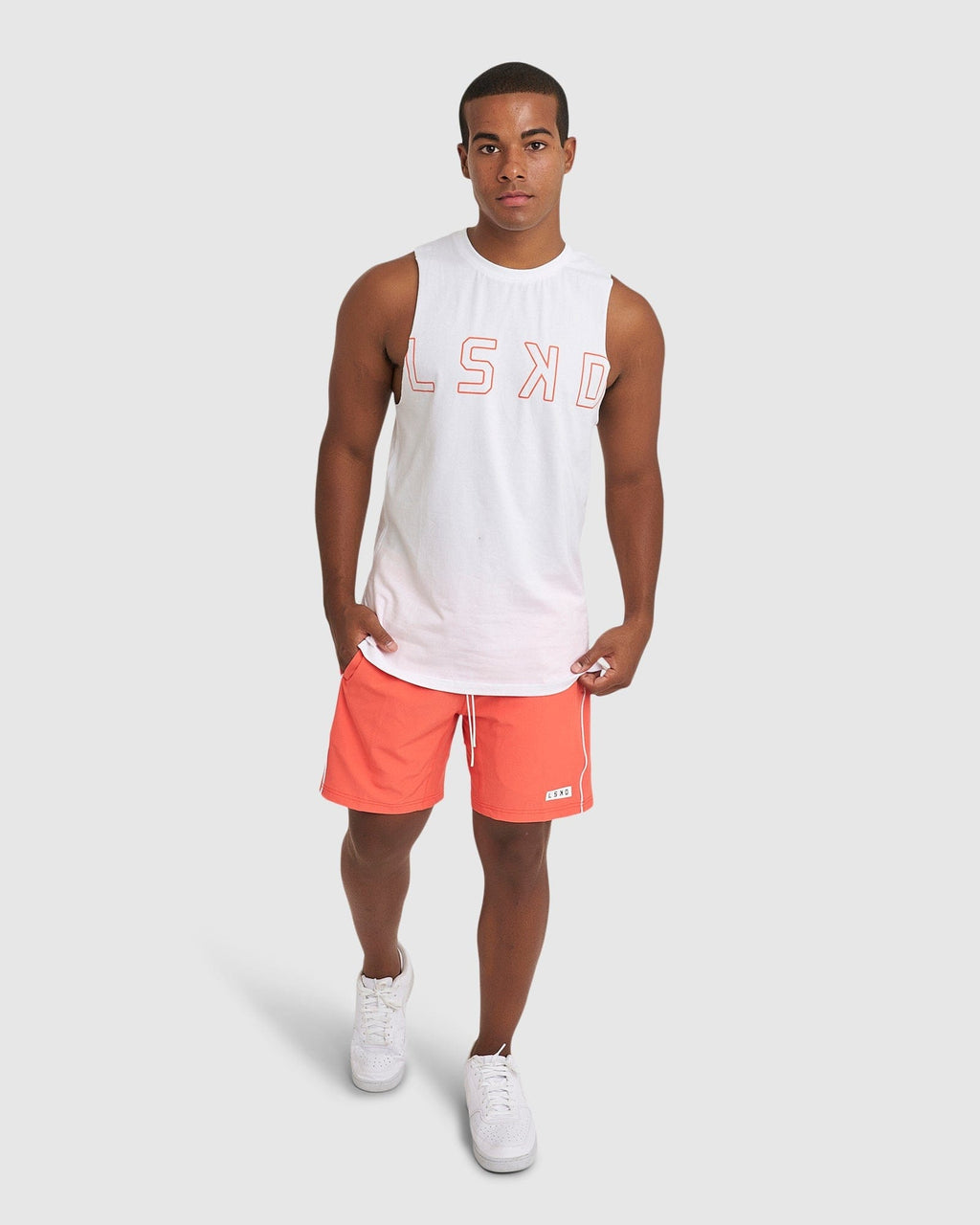 Model wearing Pipeline 7" Short - Fruit Punch