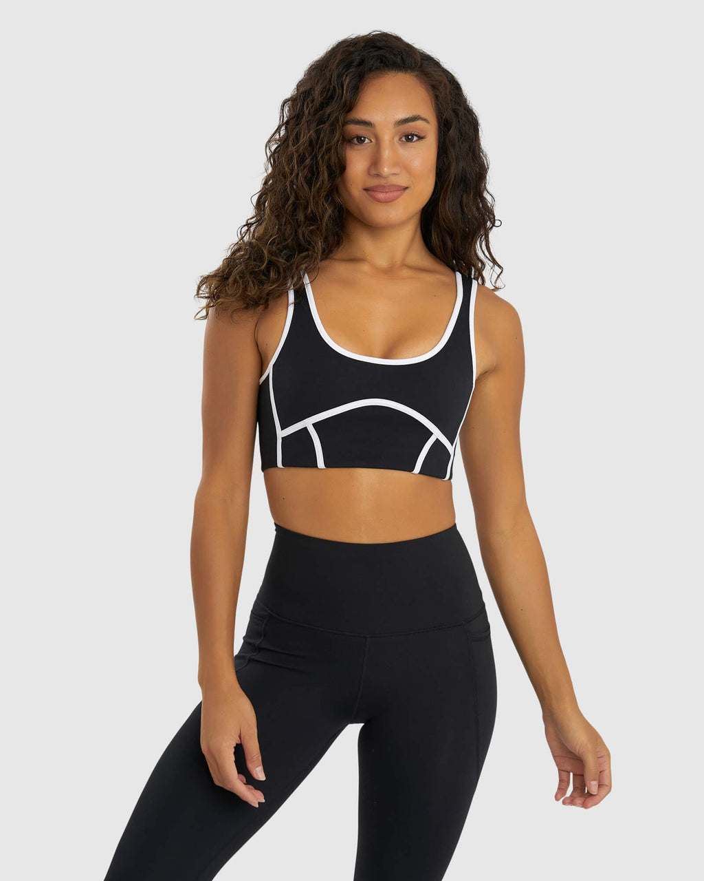 Model wearing Schiffer Sports Bra - Black