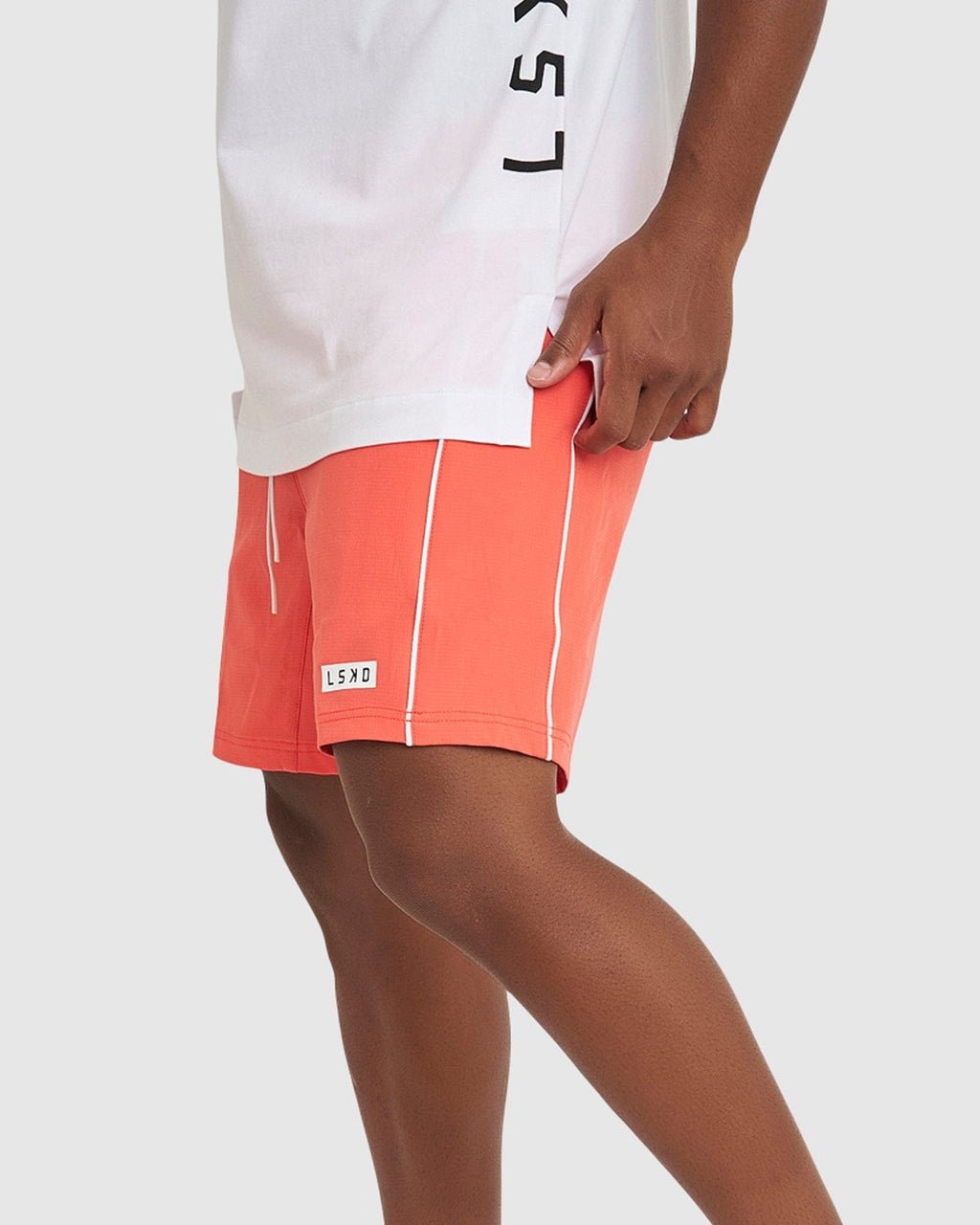 Model wearing Pipeline 7" Short - Fruit Punch