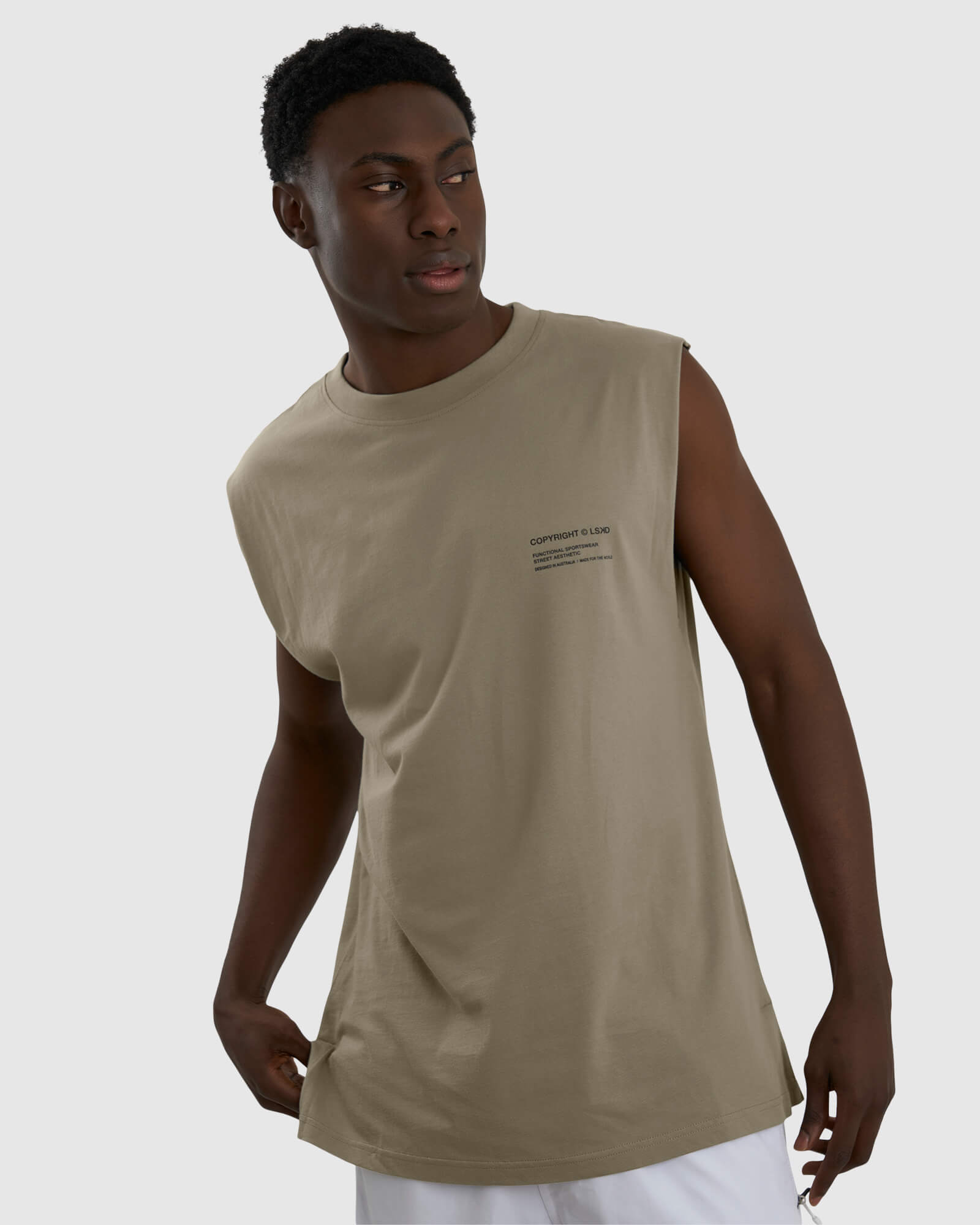 Model wearing Official Tank - Laurel Oak