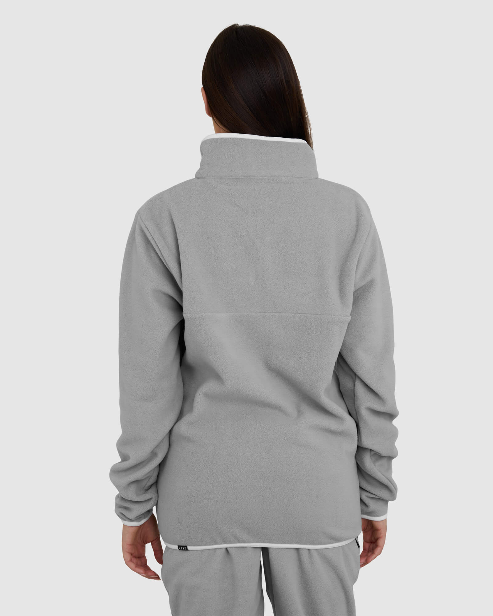 Model wearing Unisex Wanderer Crewneck - Frost