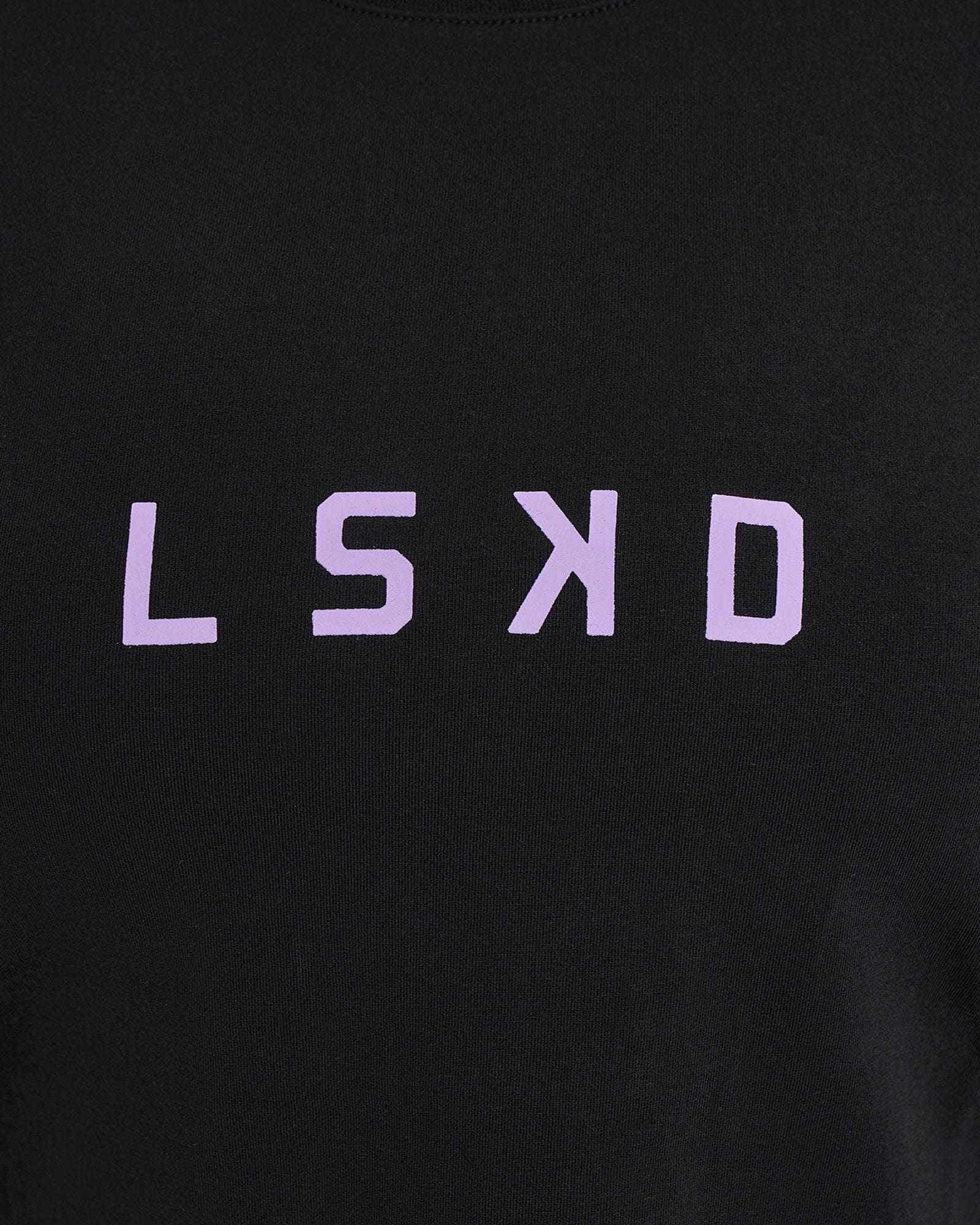 Model wearing Rep Tank - Black-Pastel Lilac