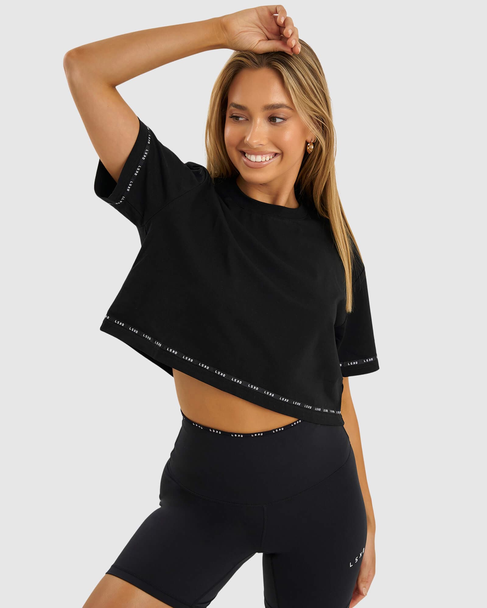 Model wearing MVP Tee - Black