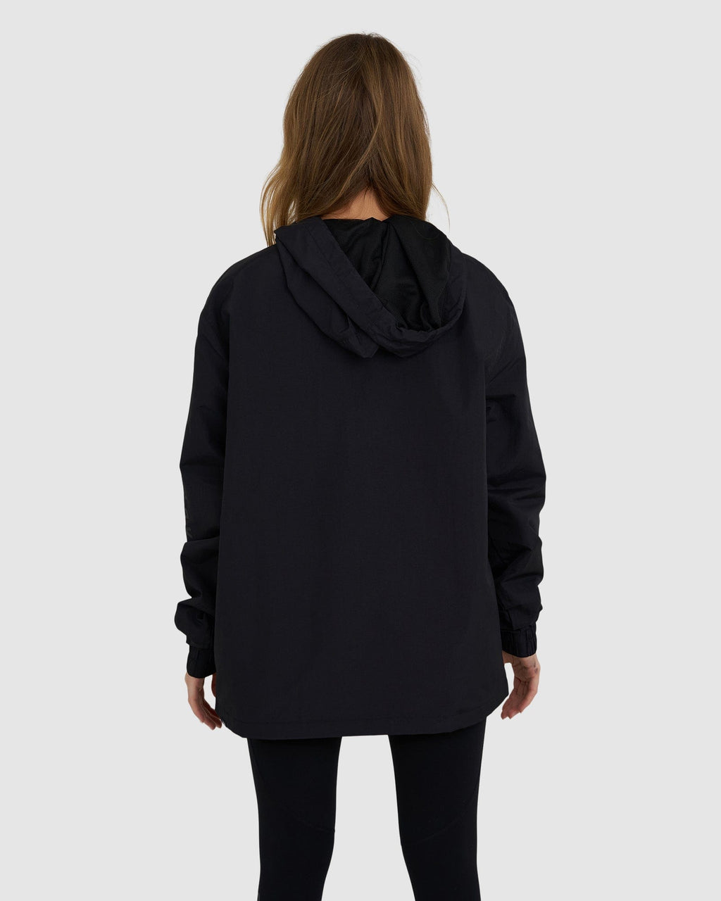 Model wearing Unisex Rodman Track Jacket - Black-Black