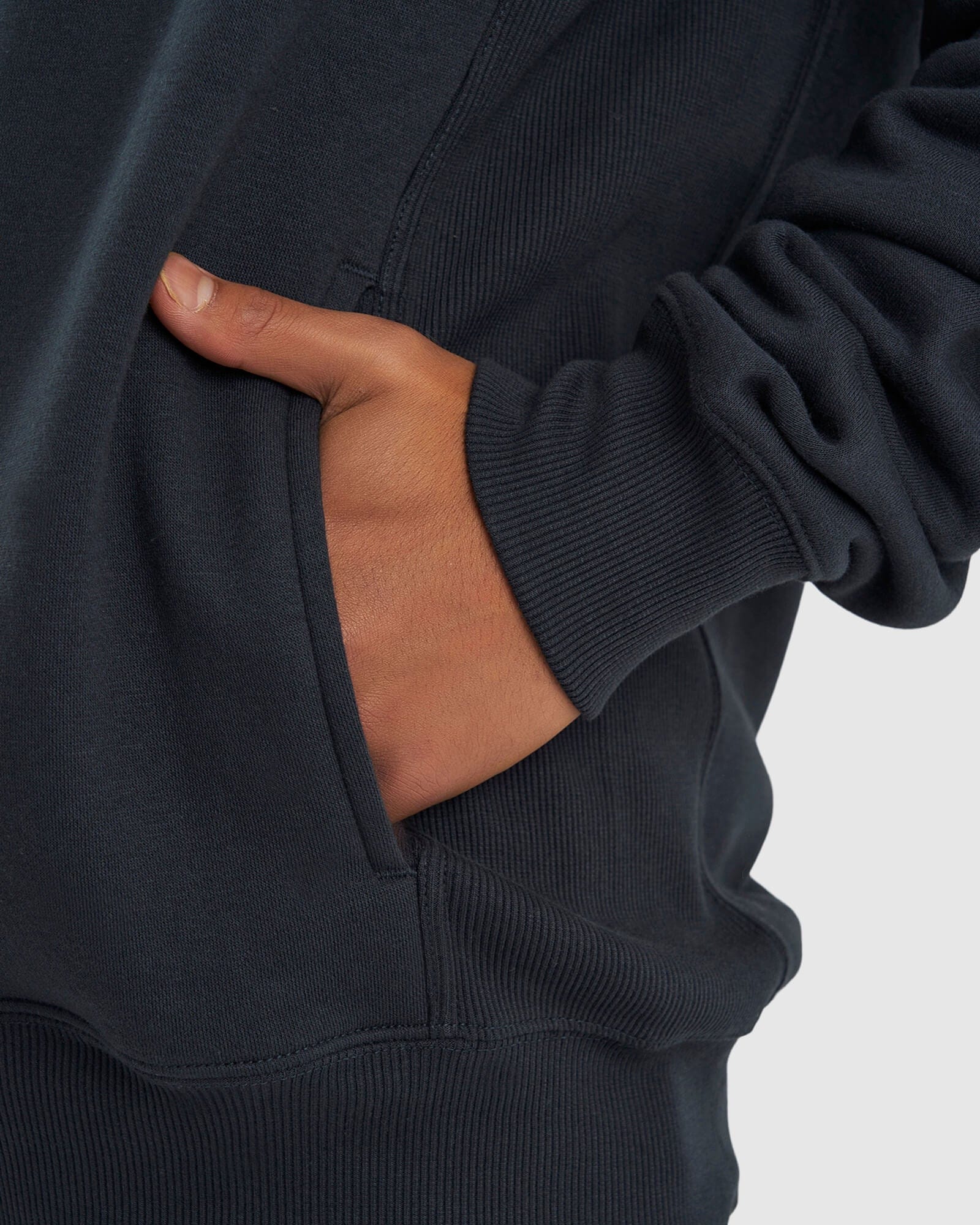 Model wearing Unisex Session Sweater - Carbon