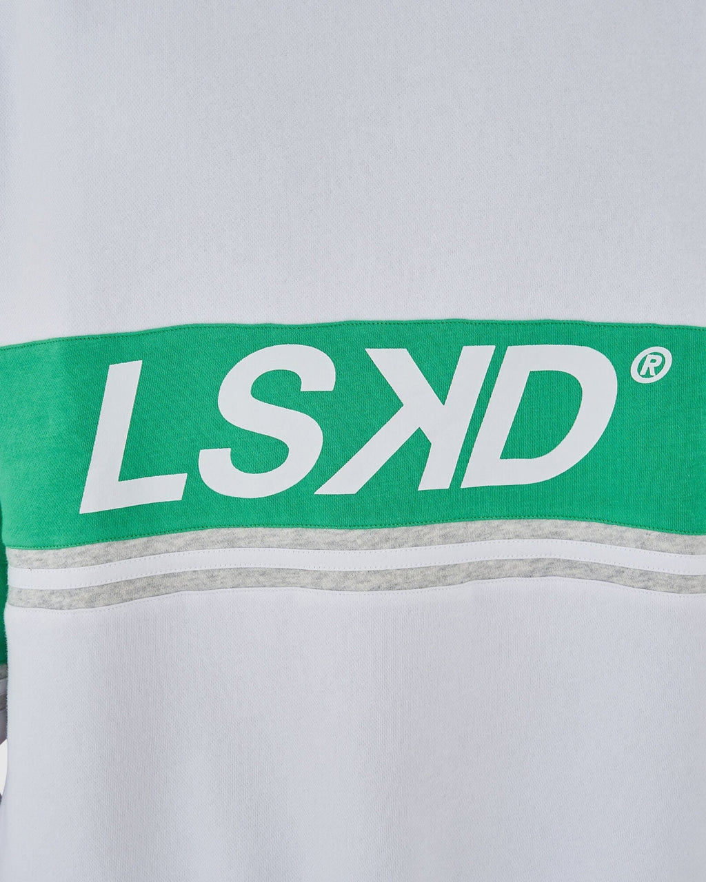 Model wearing Unisex A-Team Sweater Oversize - Apple Green