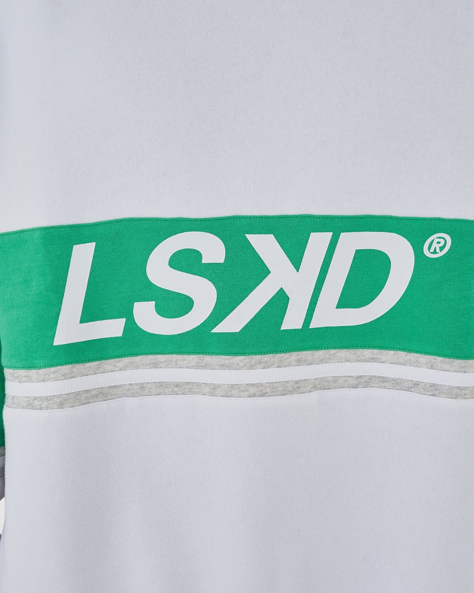 Model wearing Unisex A-Team Sweater Oversize - Apple Green