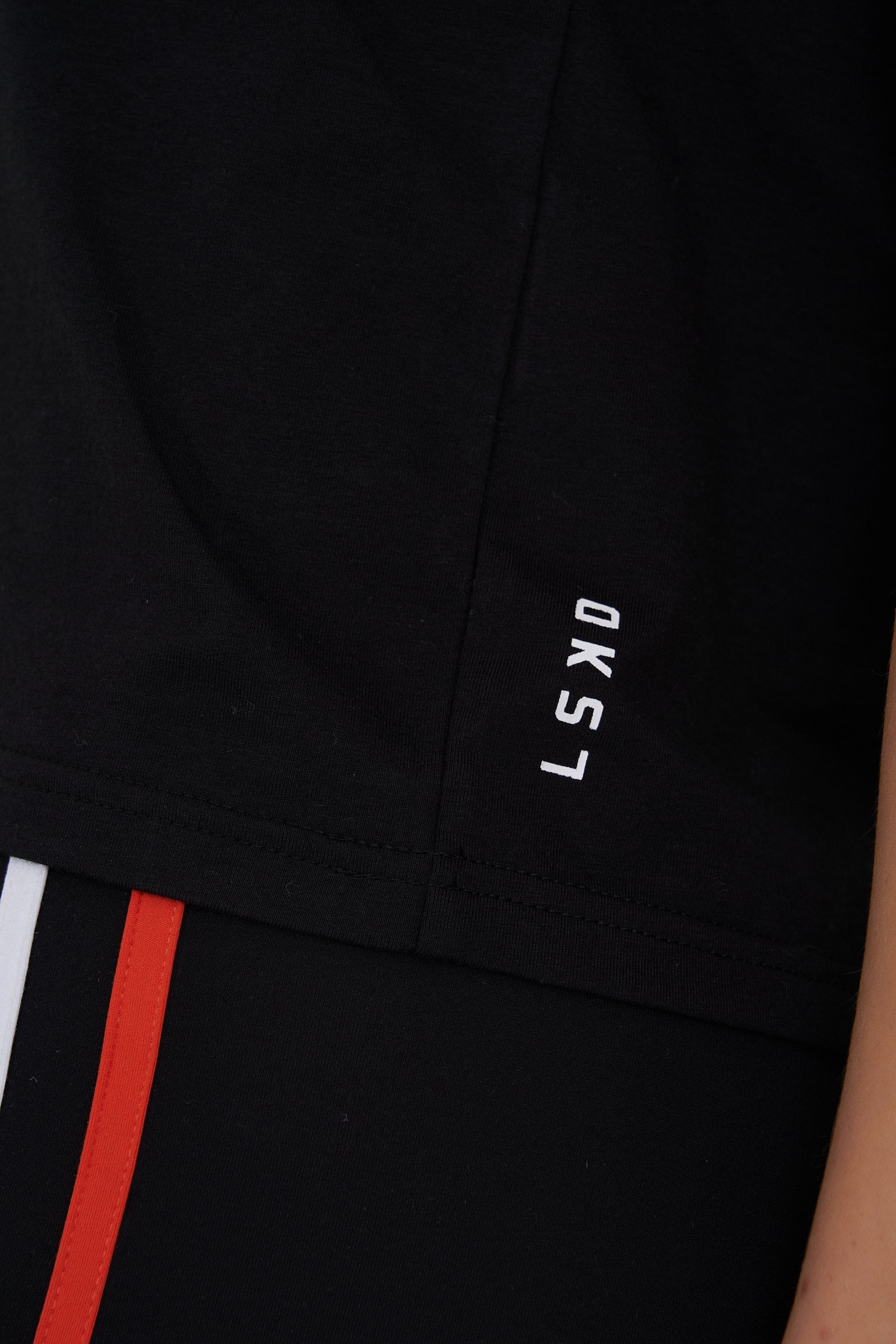 Model wearing Fitstop Fast Tee - Black