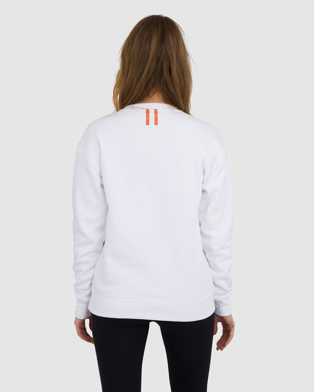 Model wearing Fitstop Functional Sweater - White