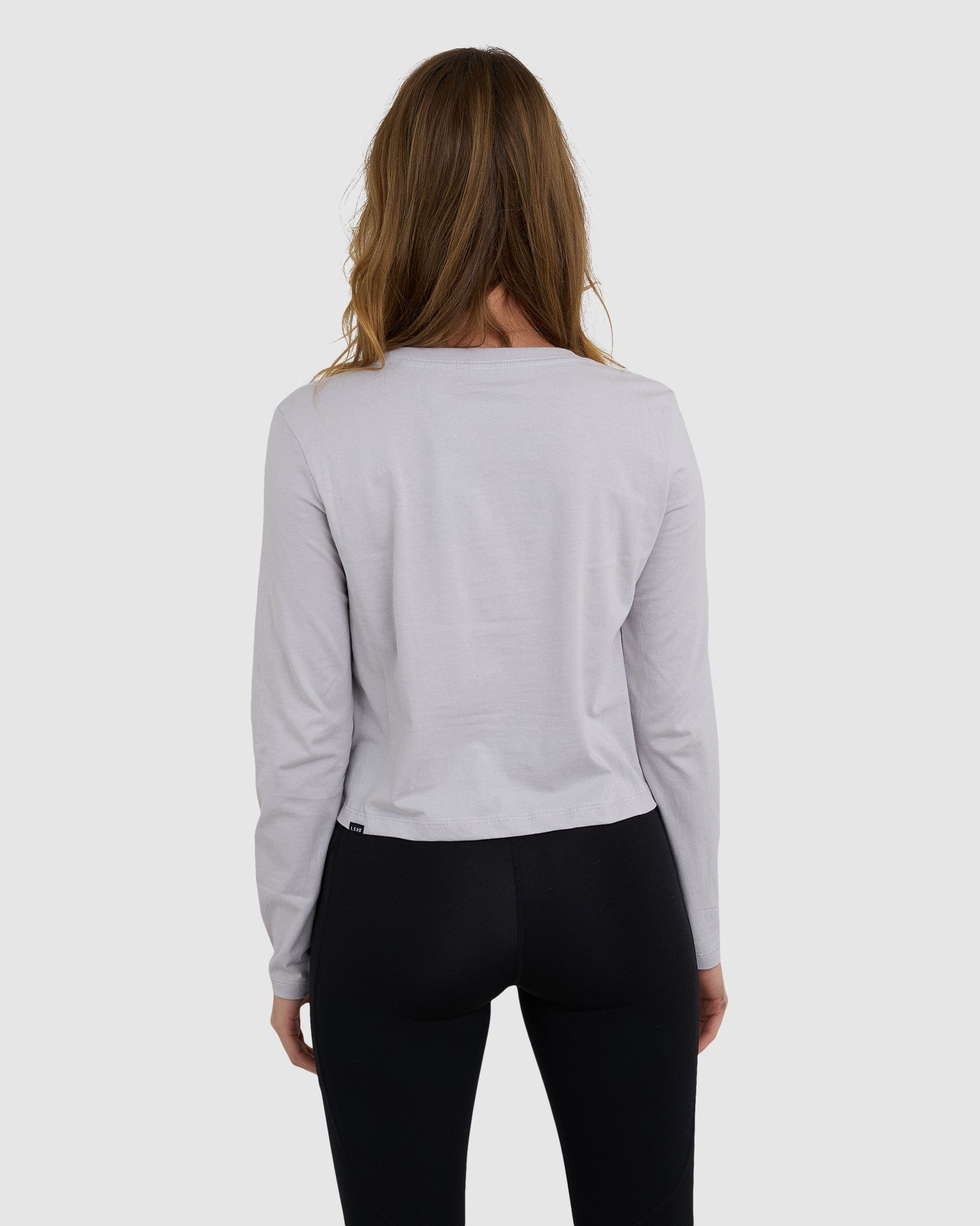 Model wearing Dough LS Tee - Ink