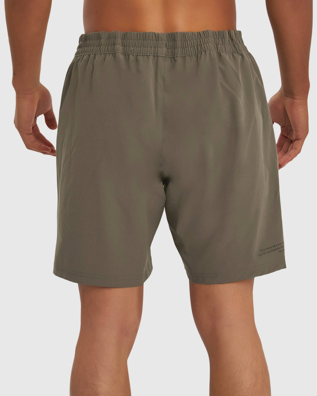 Model wearing Intensity 7" Performance Short - Walnut Grey