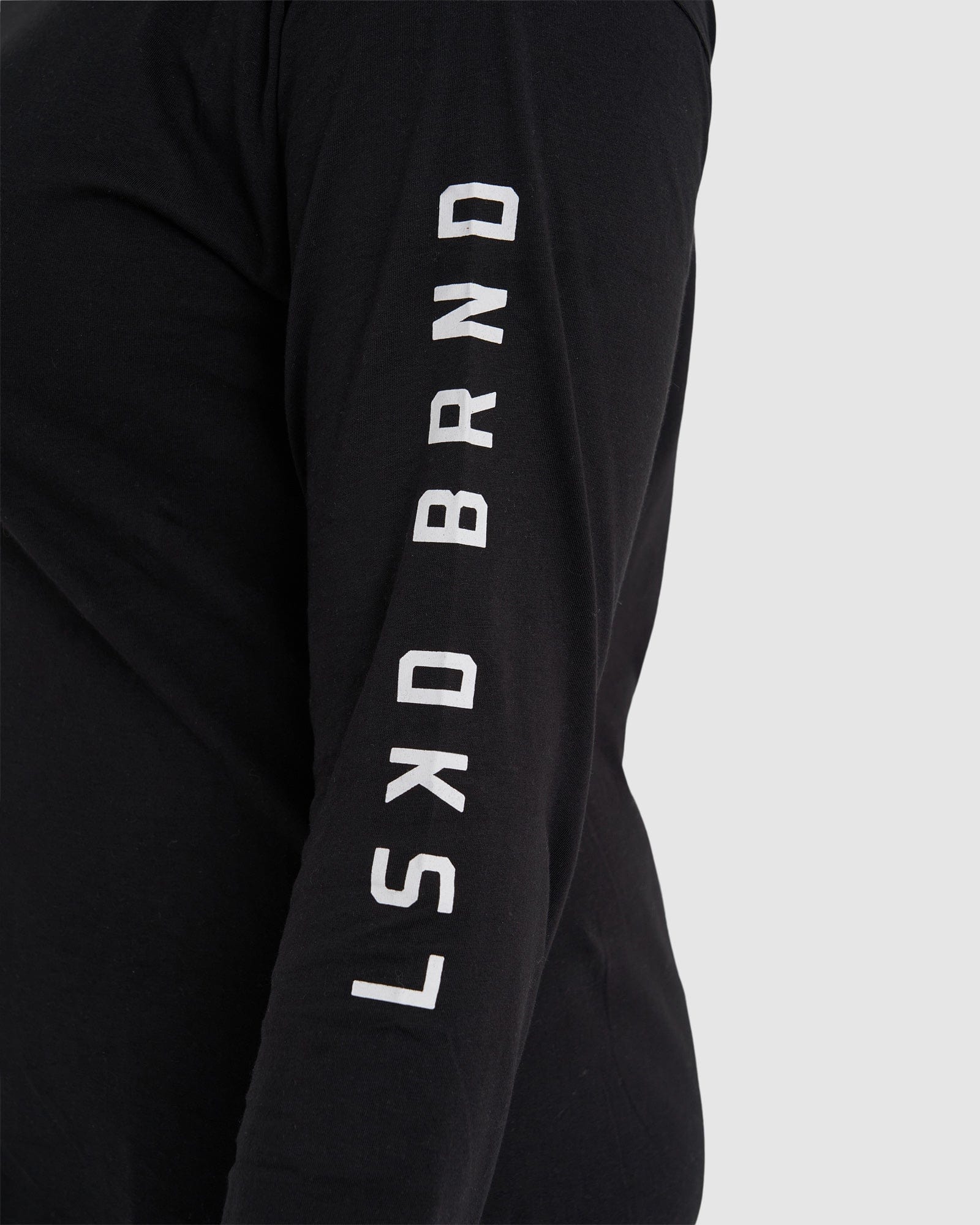 Model wearing Perspective LS Tee Dress - Black