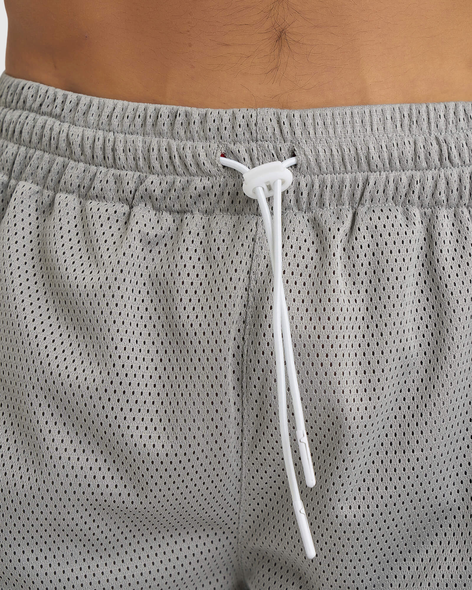 Model wearing Backboard 8" Performance Short - Alloy