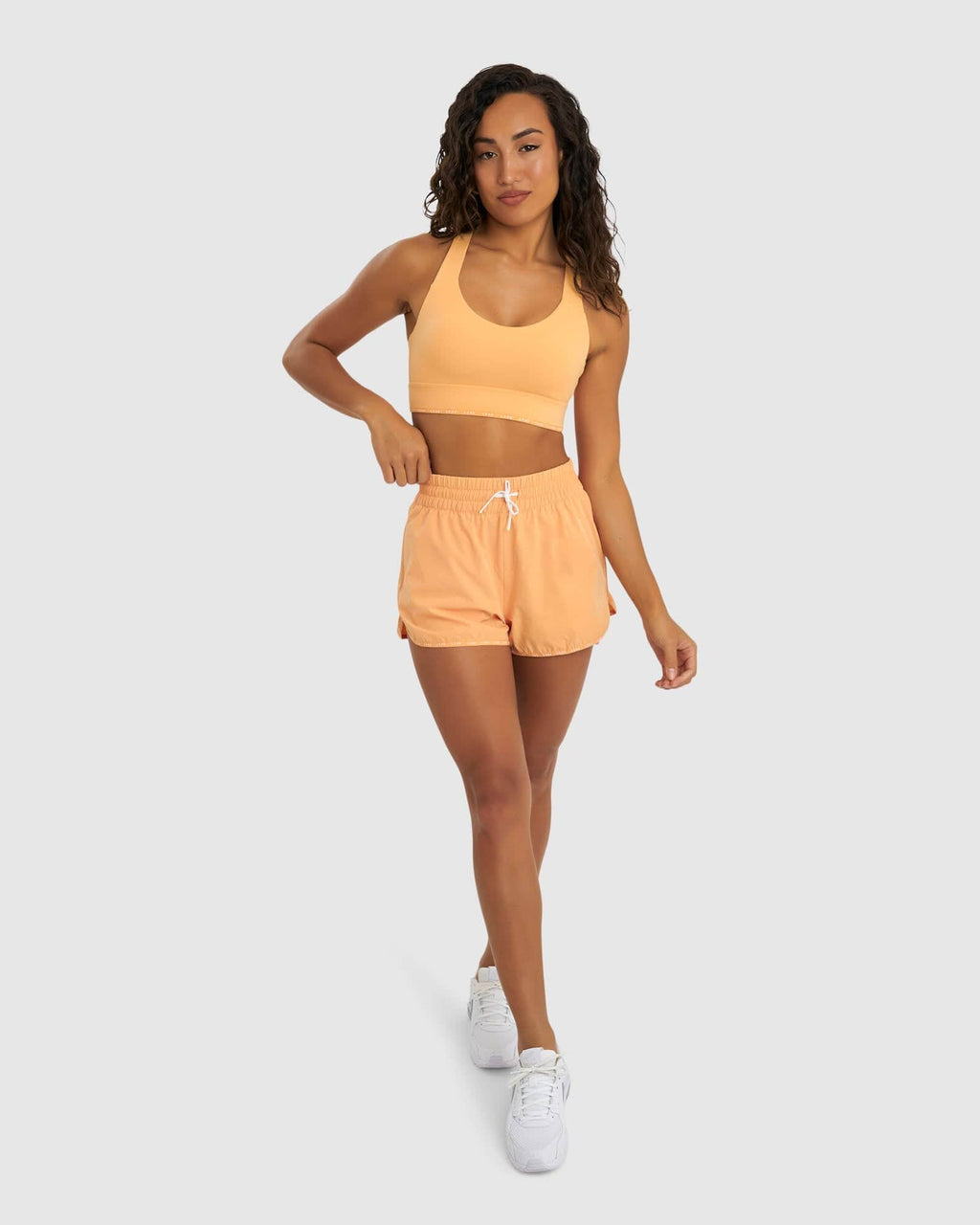 Model wearing MVP Sports Bra - Sherbet