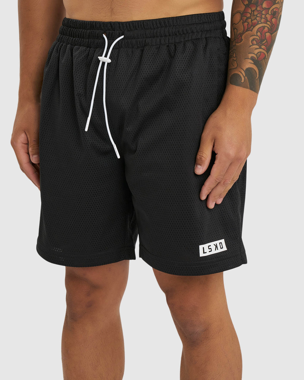 Model wearing Backboard 8" Performance Short - Black