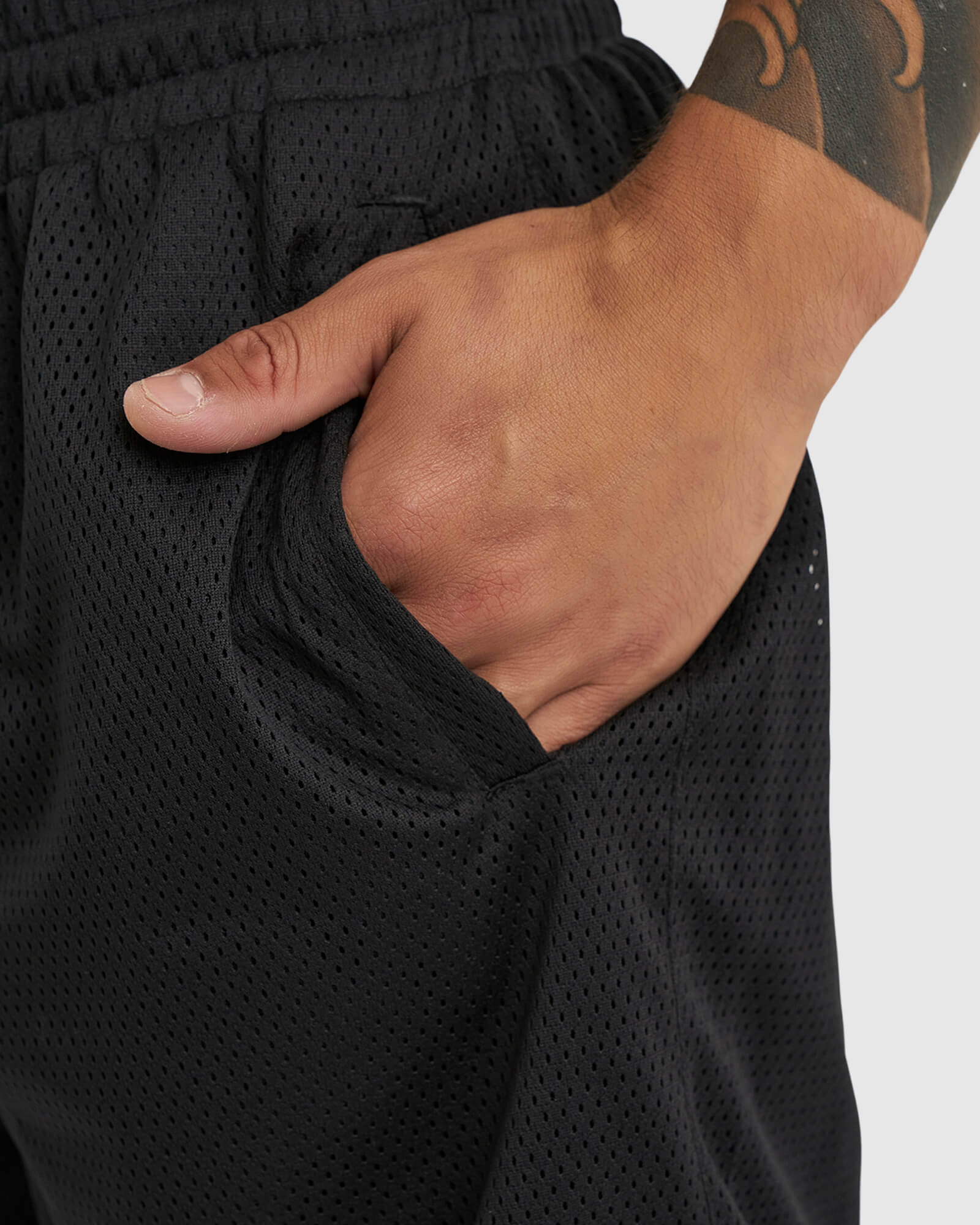 Model wearing Backboard 8" Performance Short - Black