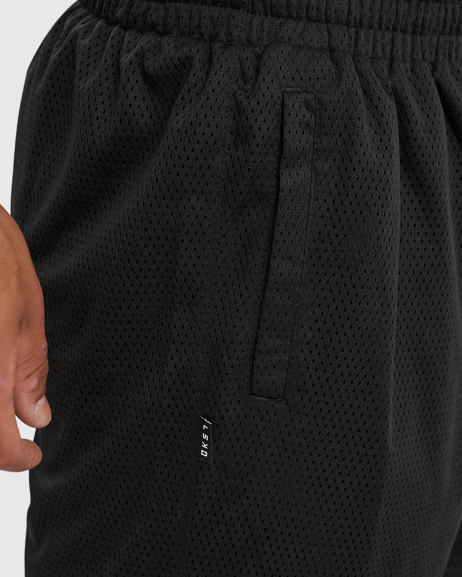 Model wearing Backboard 8" Performance Short - Black