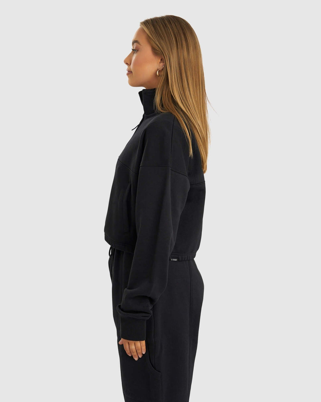 Model wearing Harley Sweater - Black