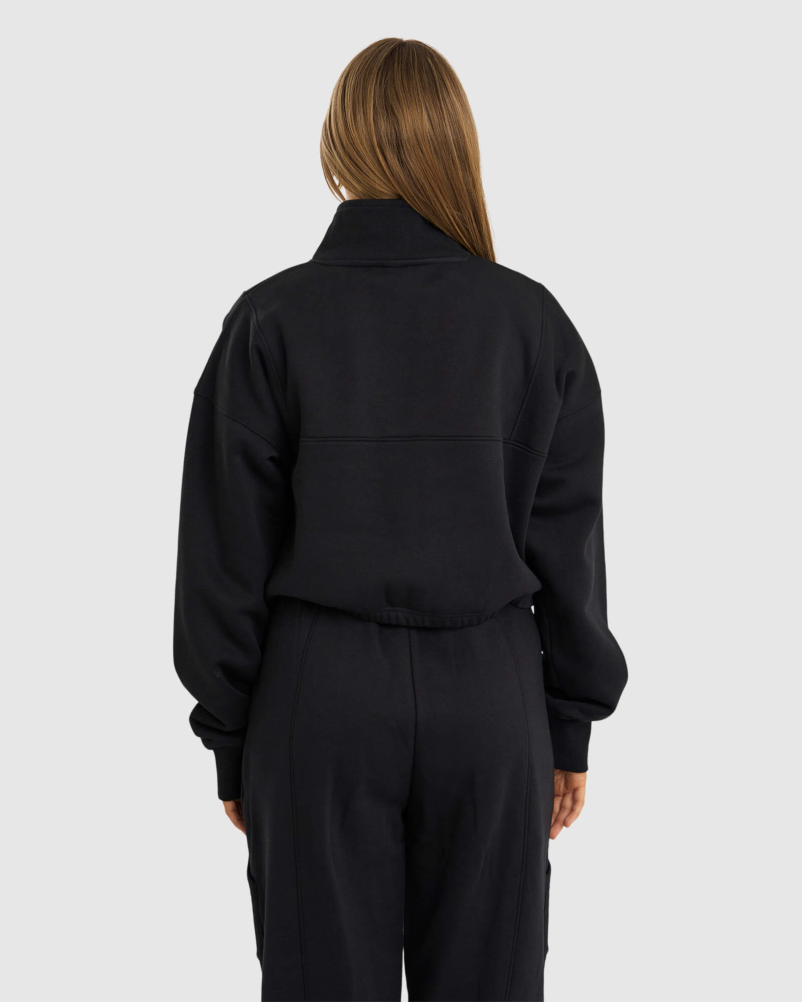 Model wearing Harley Sweater - Black