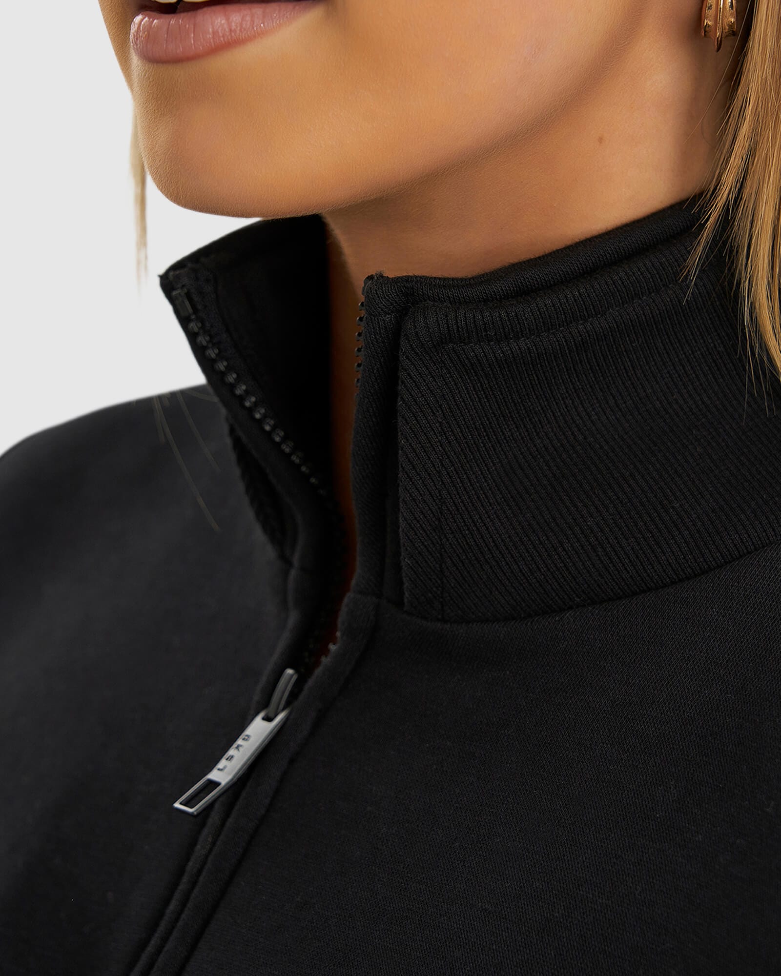 Model wearing Harley Sweater - Black