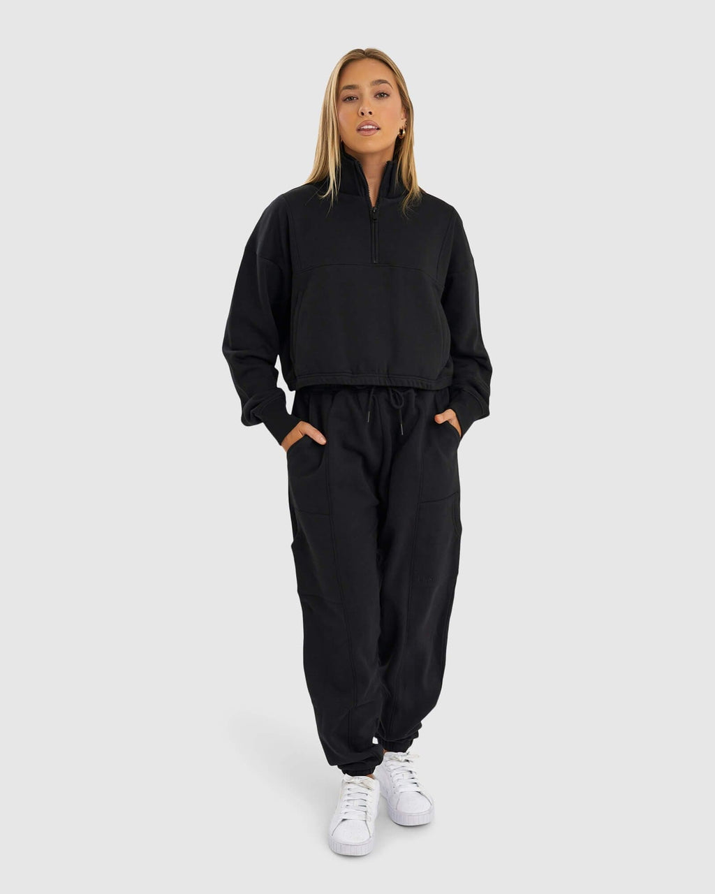 Model wearing Harley Sweater - Black