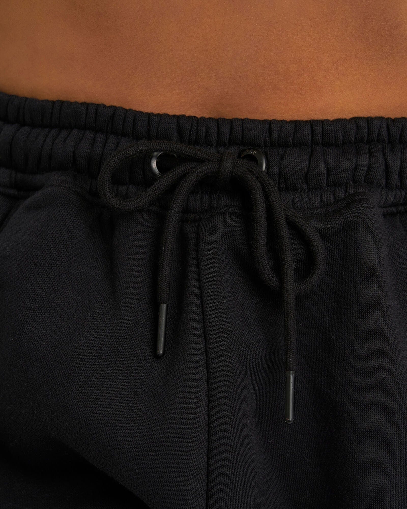 Model wearing Harley Track Pant - Black