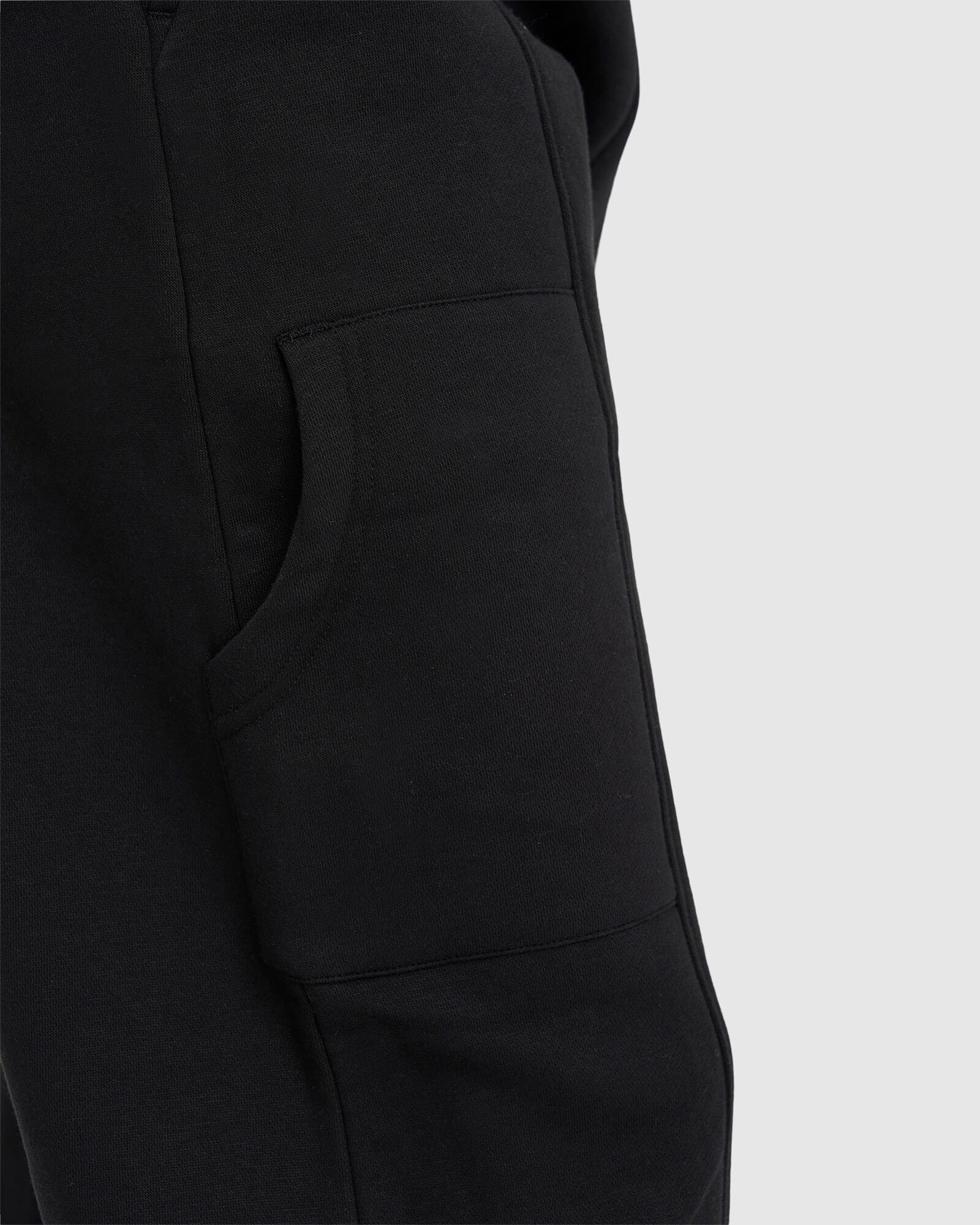 Model wearing Harley Track Pant - Black