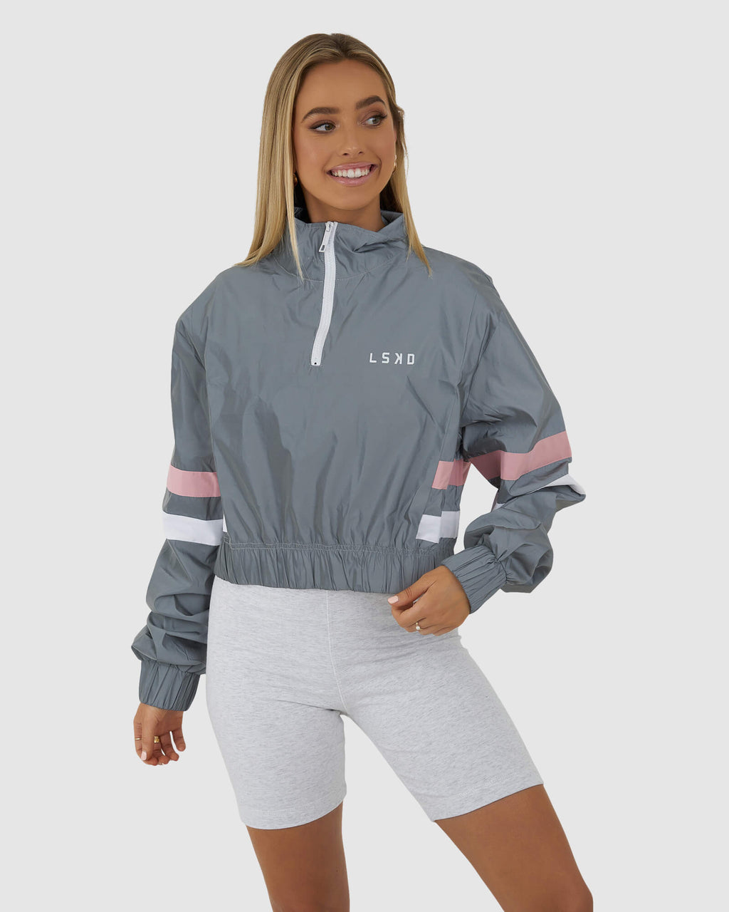 Model wearing Willow Jacket - Reflective