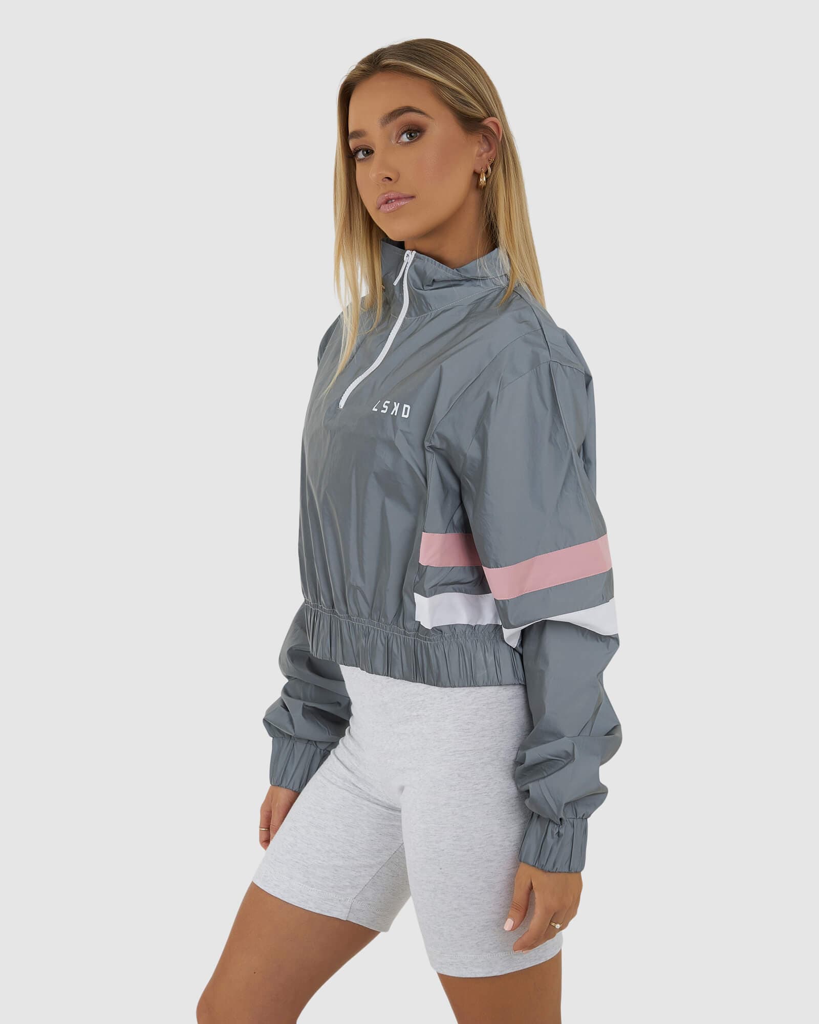 Model wearing Willow Jacket - Reflective