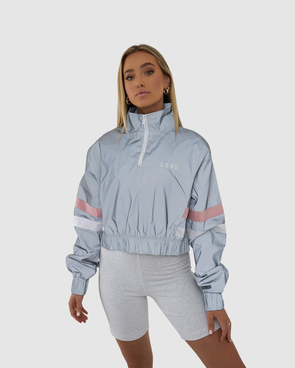 Model wearing Willow Jacket - Reflective