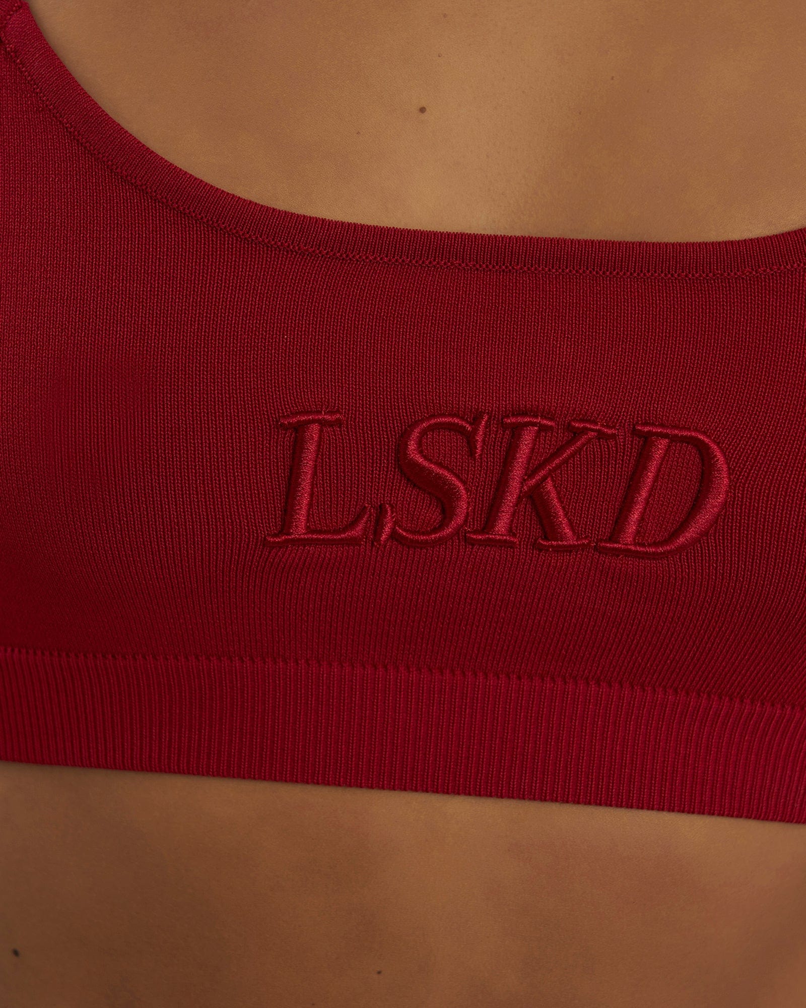 Model wearing Aurora Knit Top - Rose