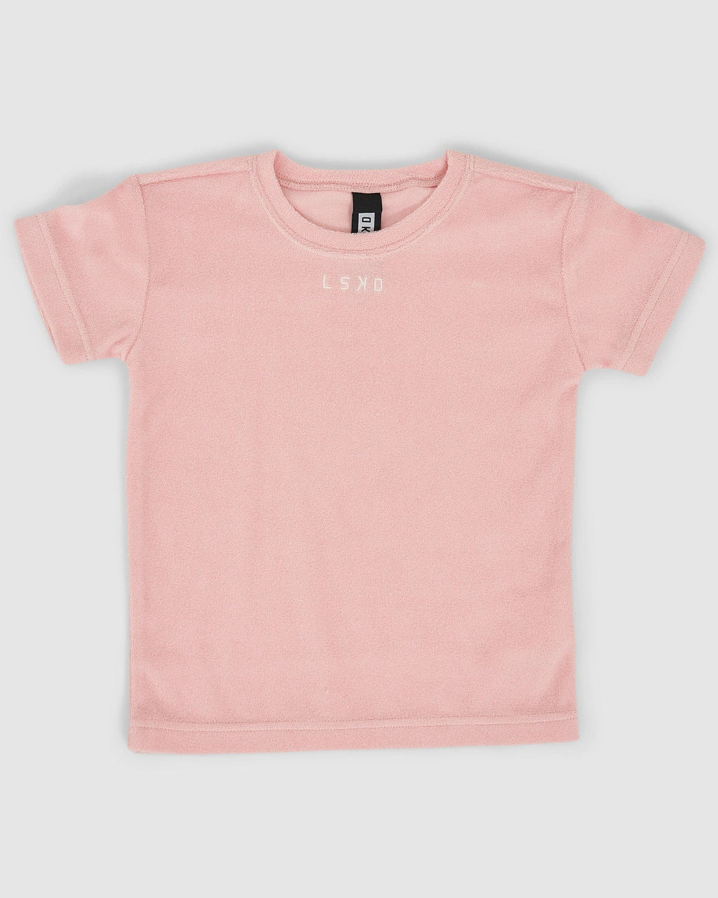 Model wearing Field Tee (00-8) - Pink
